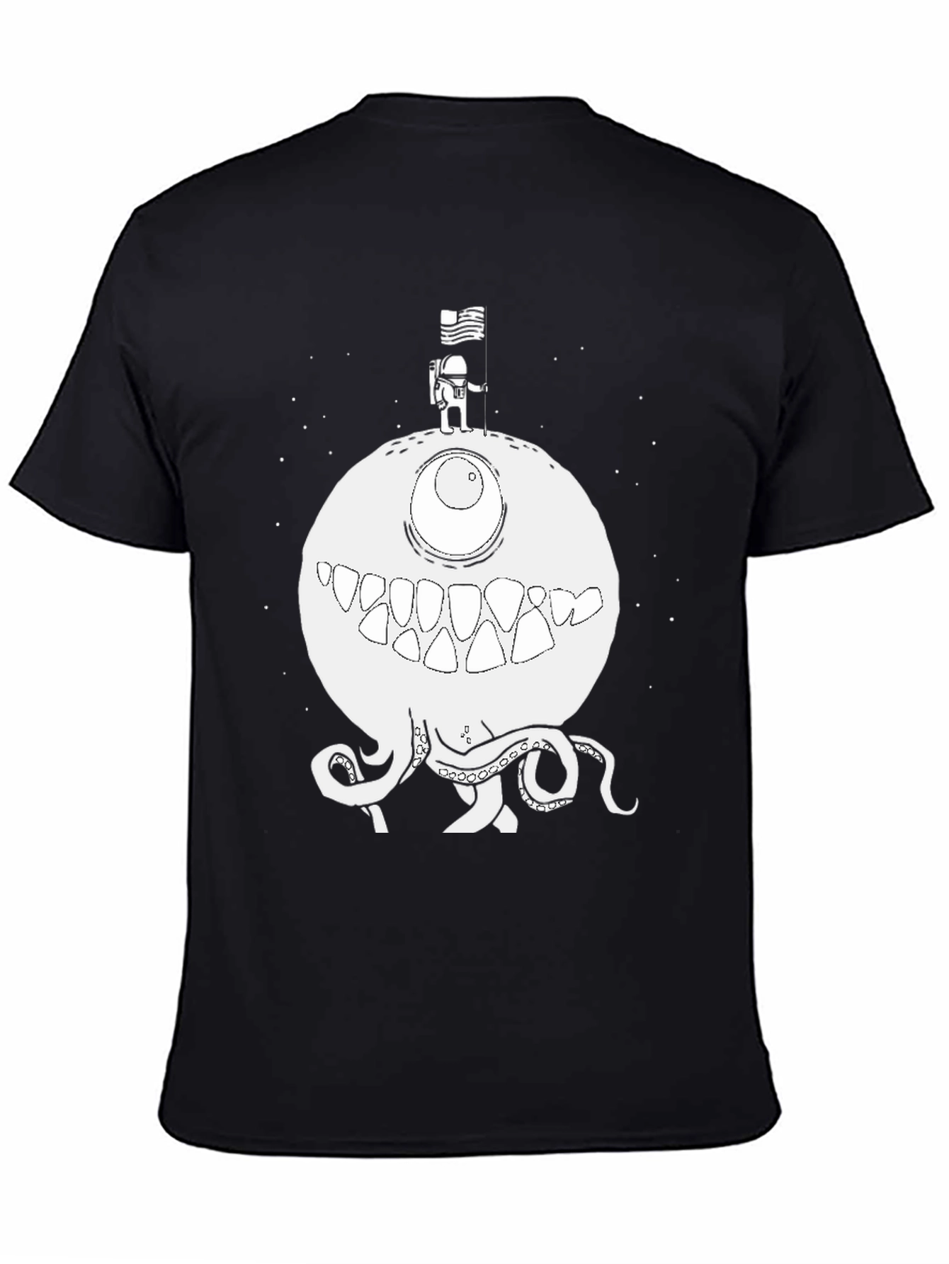 Astronaut on Monster Planet Graphic Tee