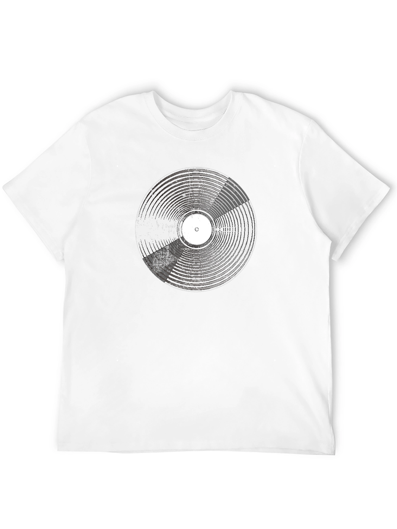 Retro Vinyl Record Graphic T-Shirt