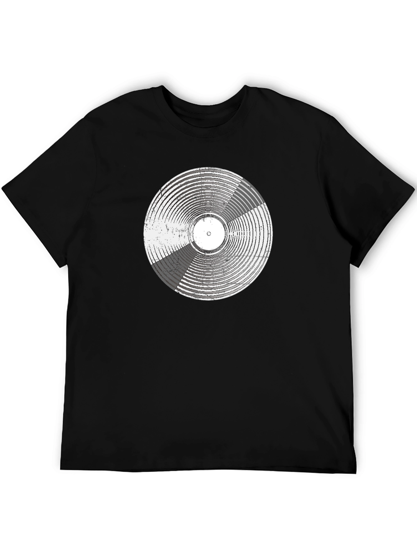 Retro Vinyl Record Graphic T-Shirt