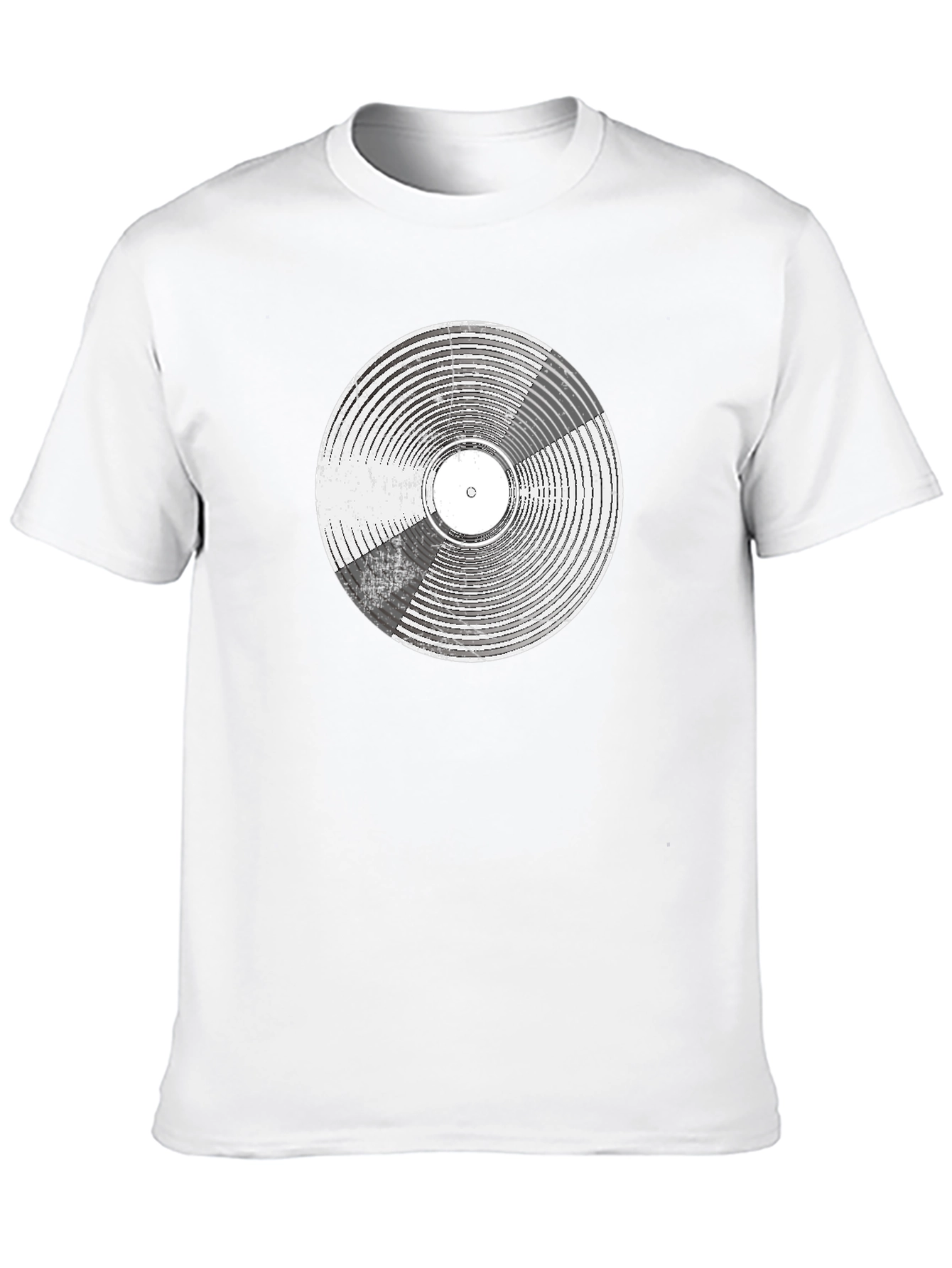 Retro Vinyl Record Graphic T-Shirt