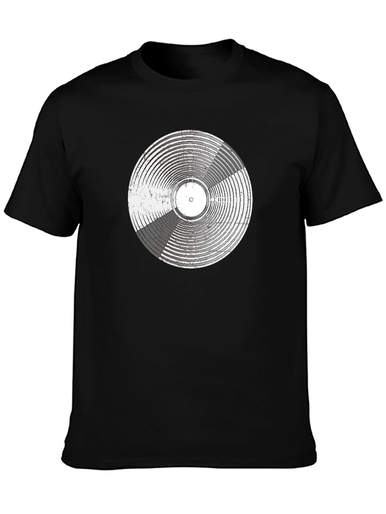 Retro Vinyl Record Graphic T-Shirt