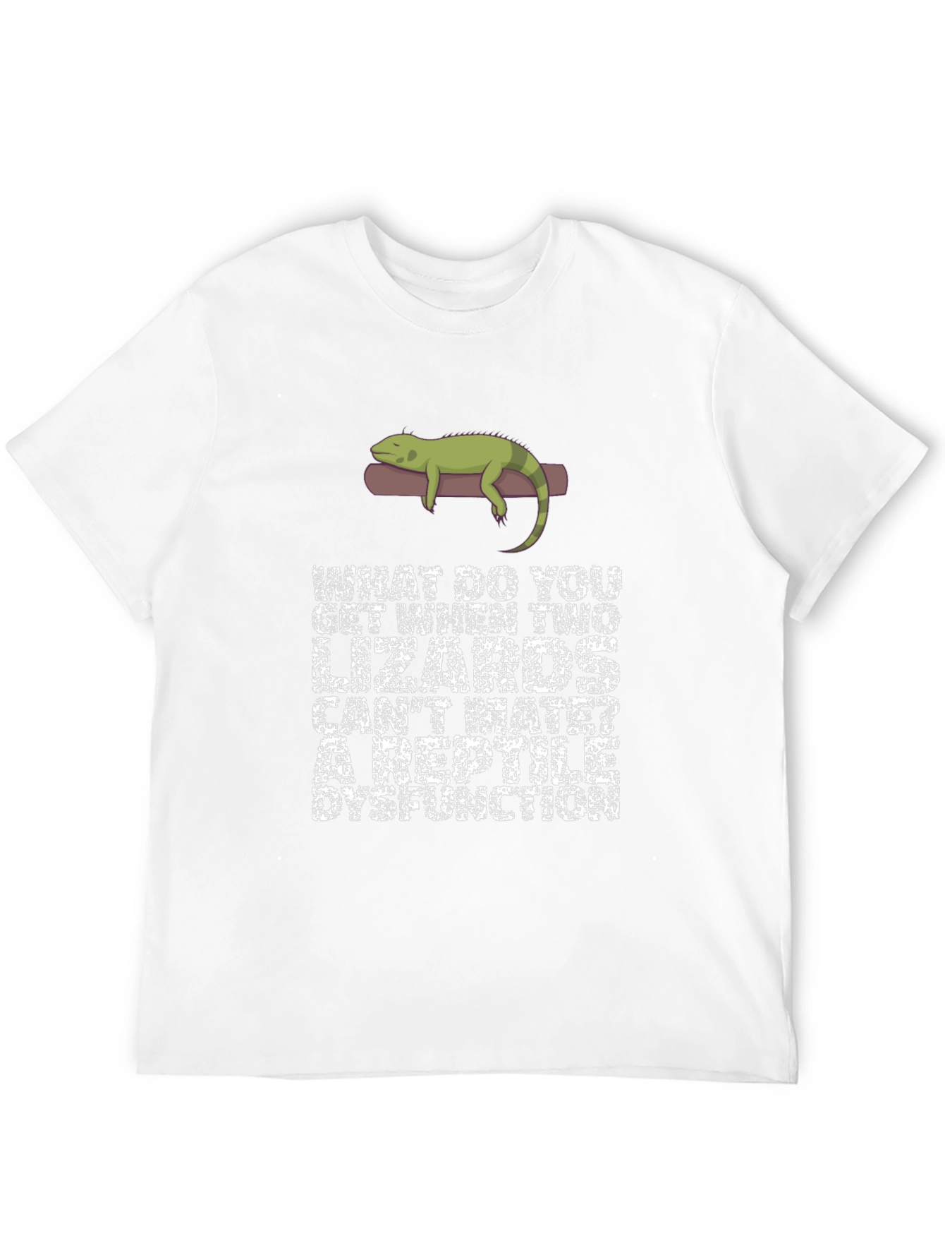 Reptile Dysfunction Pun Graphic T-Shirt