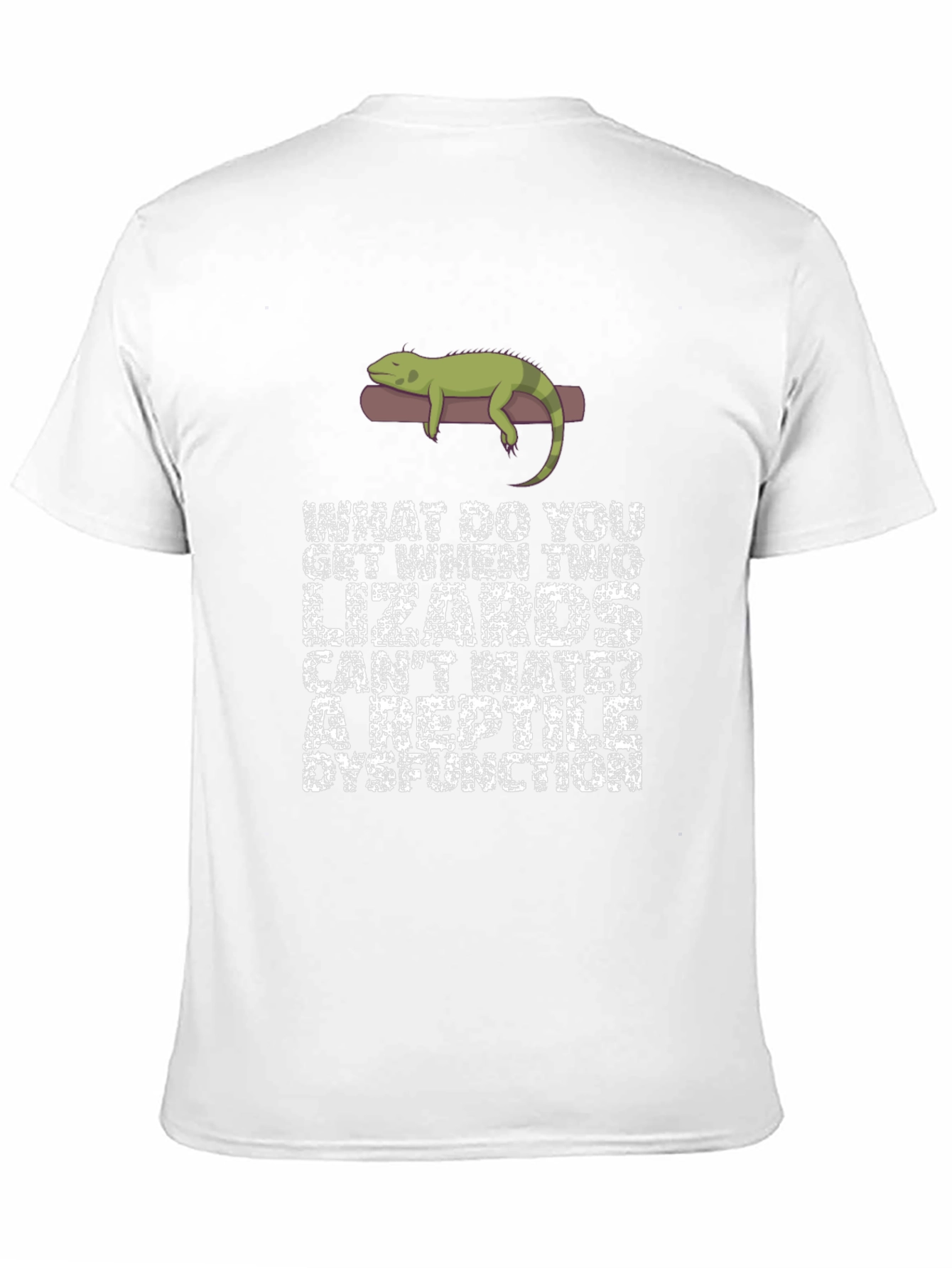 Reptile Dysfunction Pun Graphic T-Shirt