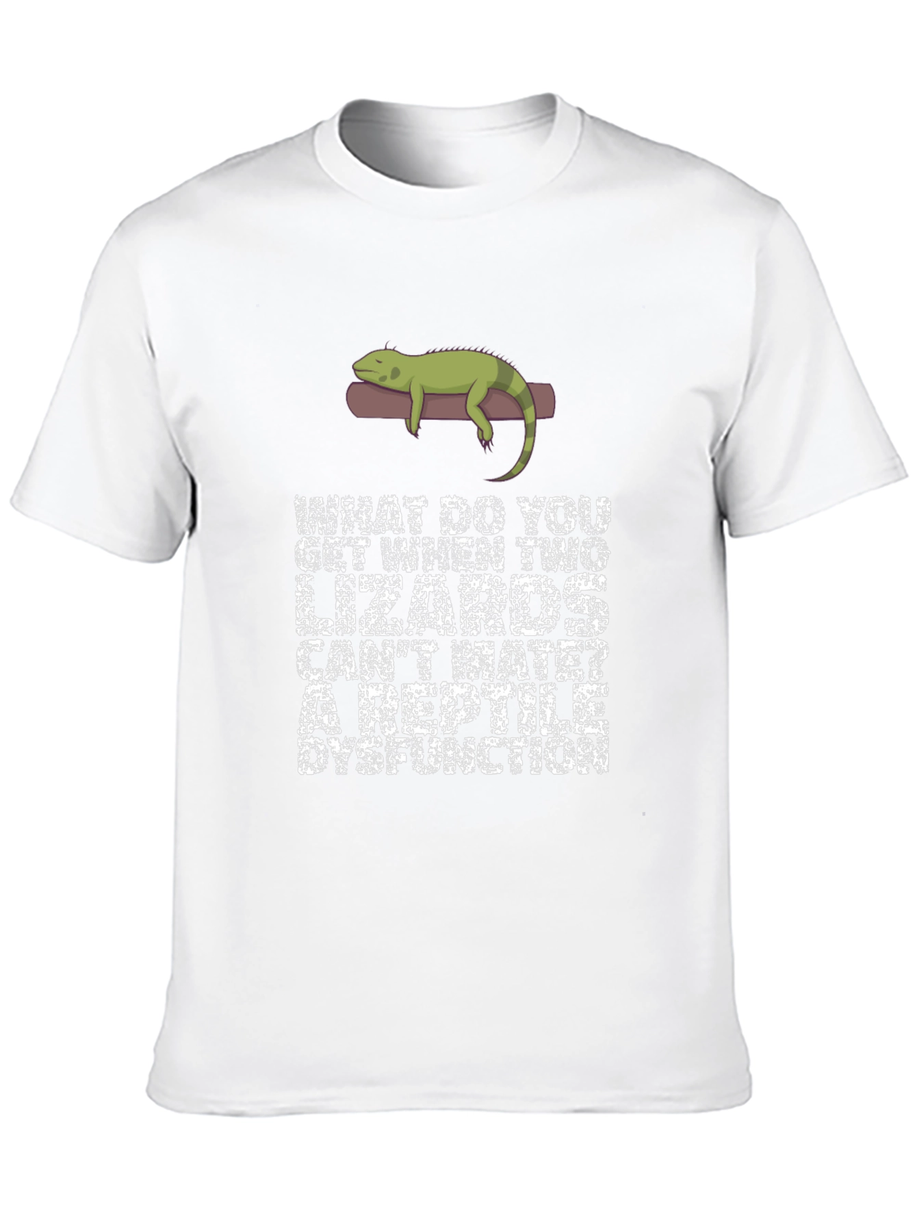 Reptile Dysfunction Pun Graphic T-Shirt