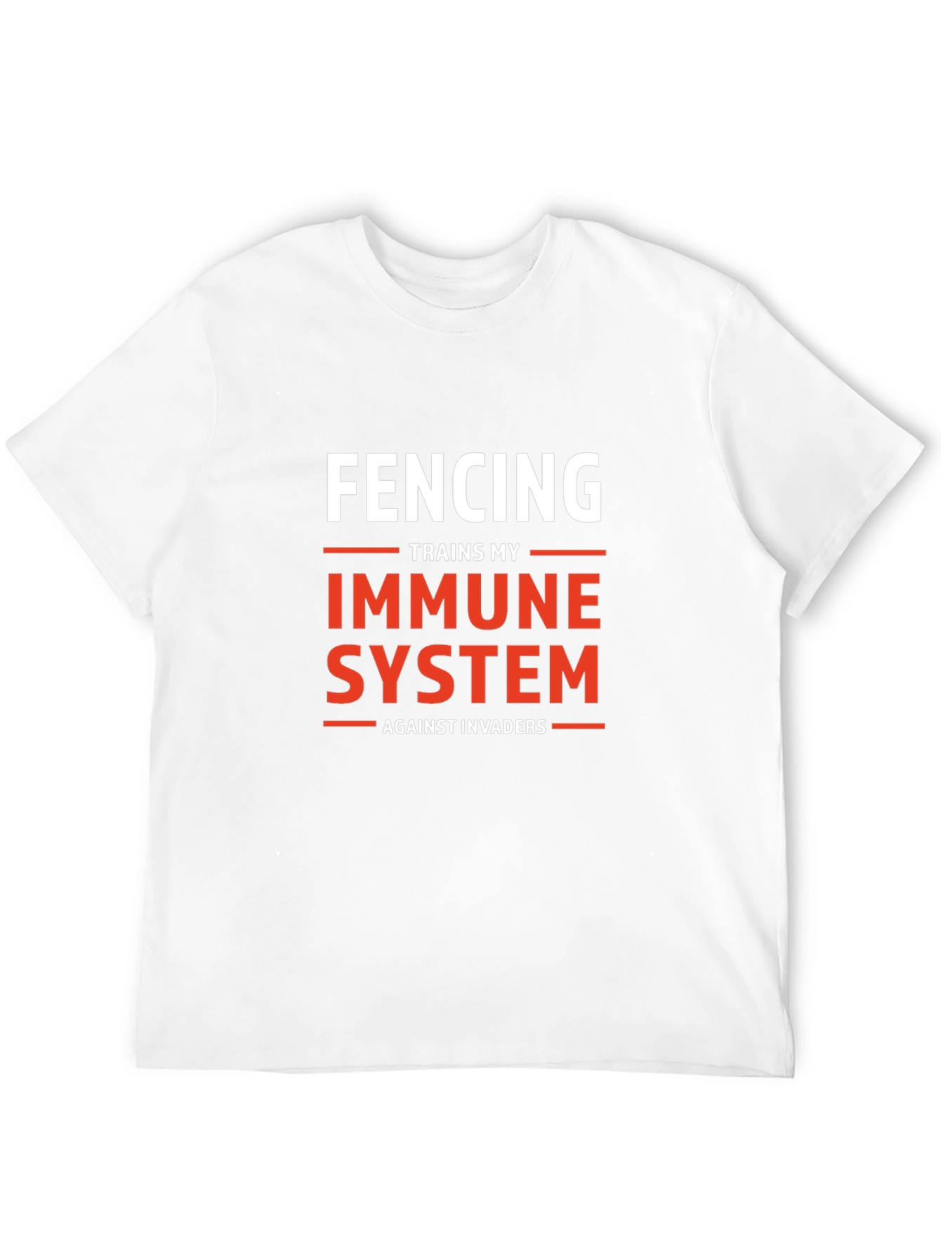 Fencing Immune System Graphic T-Shirt