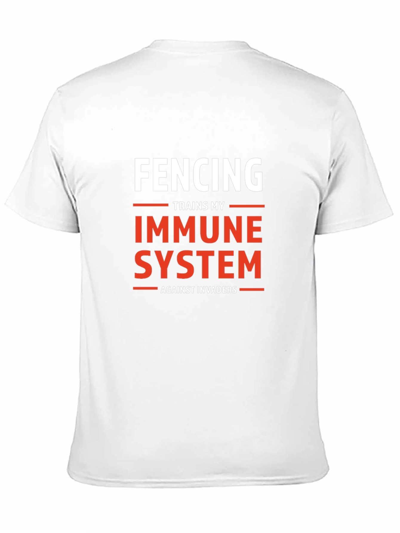 Fencing Immune System Graphic T-Shirt