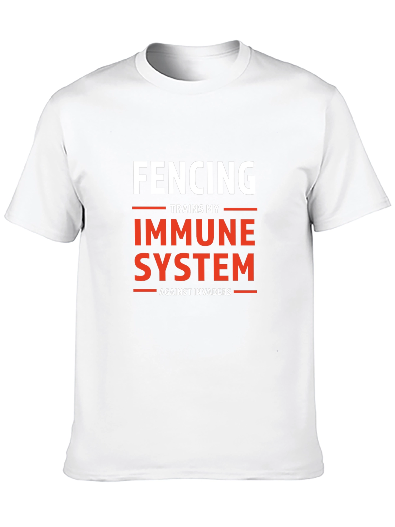 Fencing Immune System Graphic T-Shirt