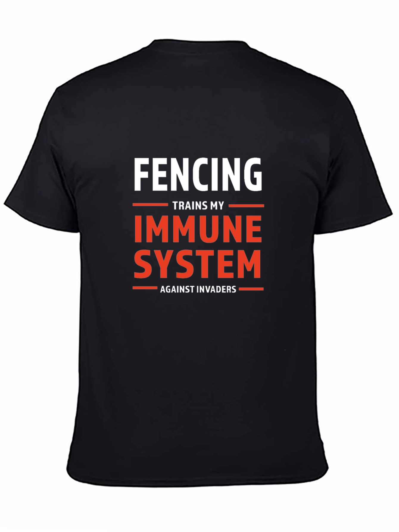 Fencing Immune System Graphic T-Shirt