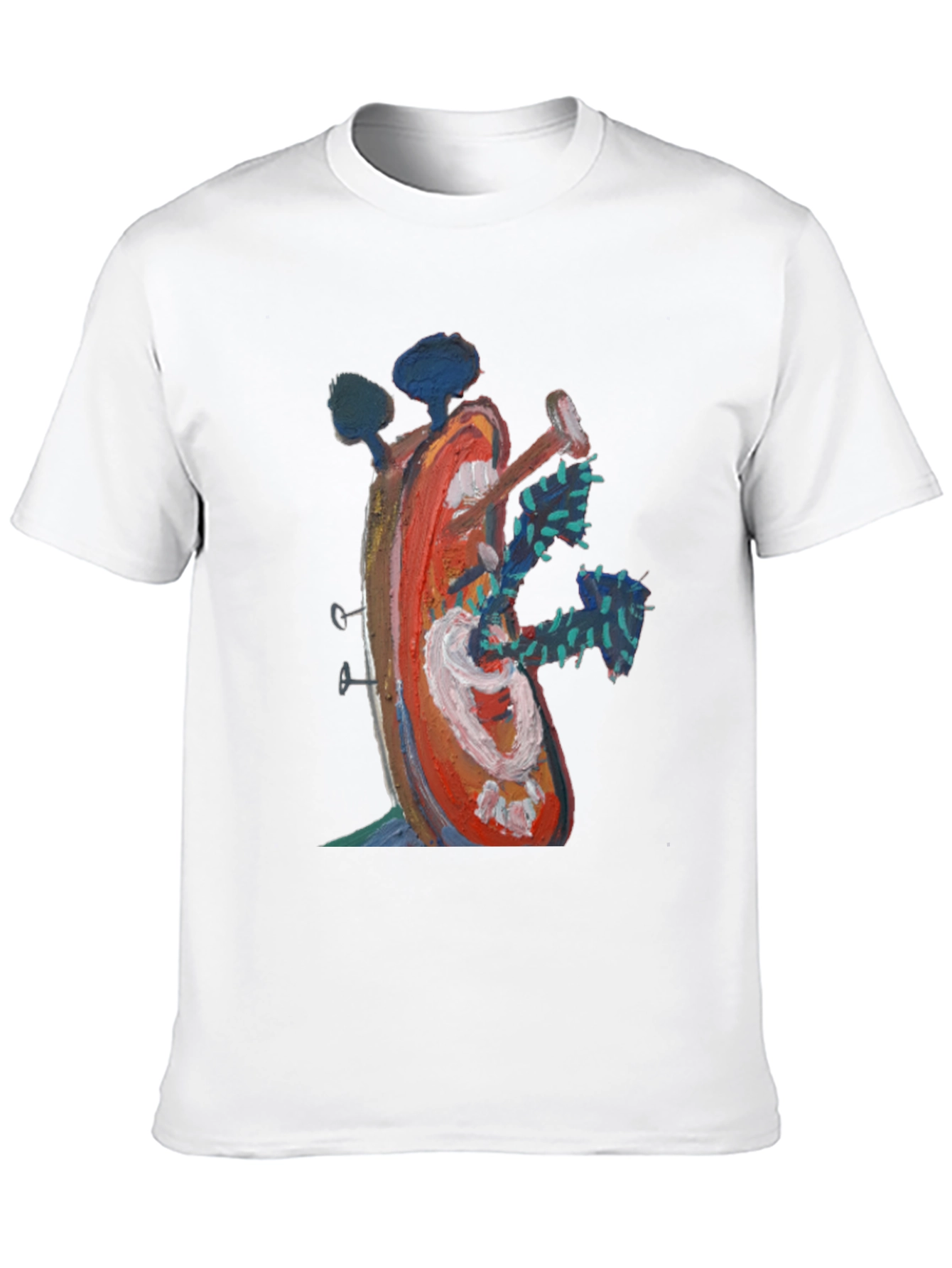 Abstract Art Graphic T-Shirt - Unique Design
