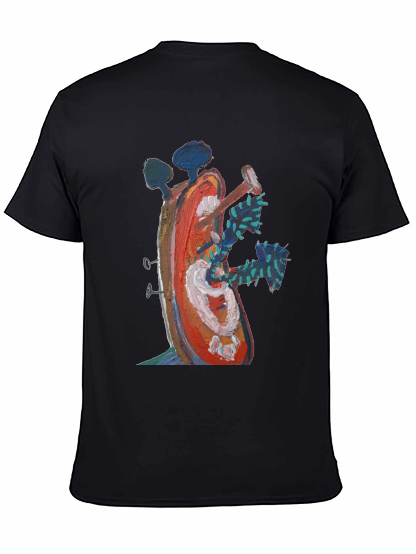Abstract Art Graphic T-Shirt - Unique Design