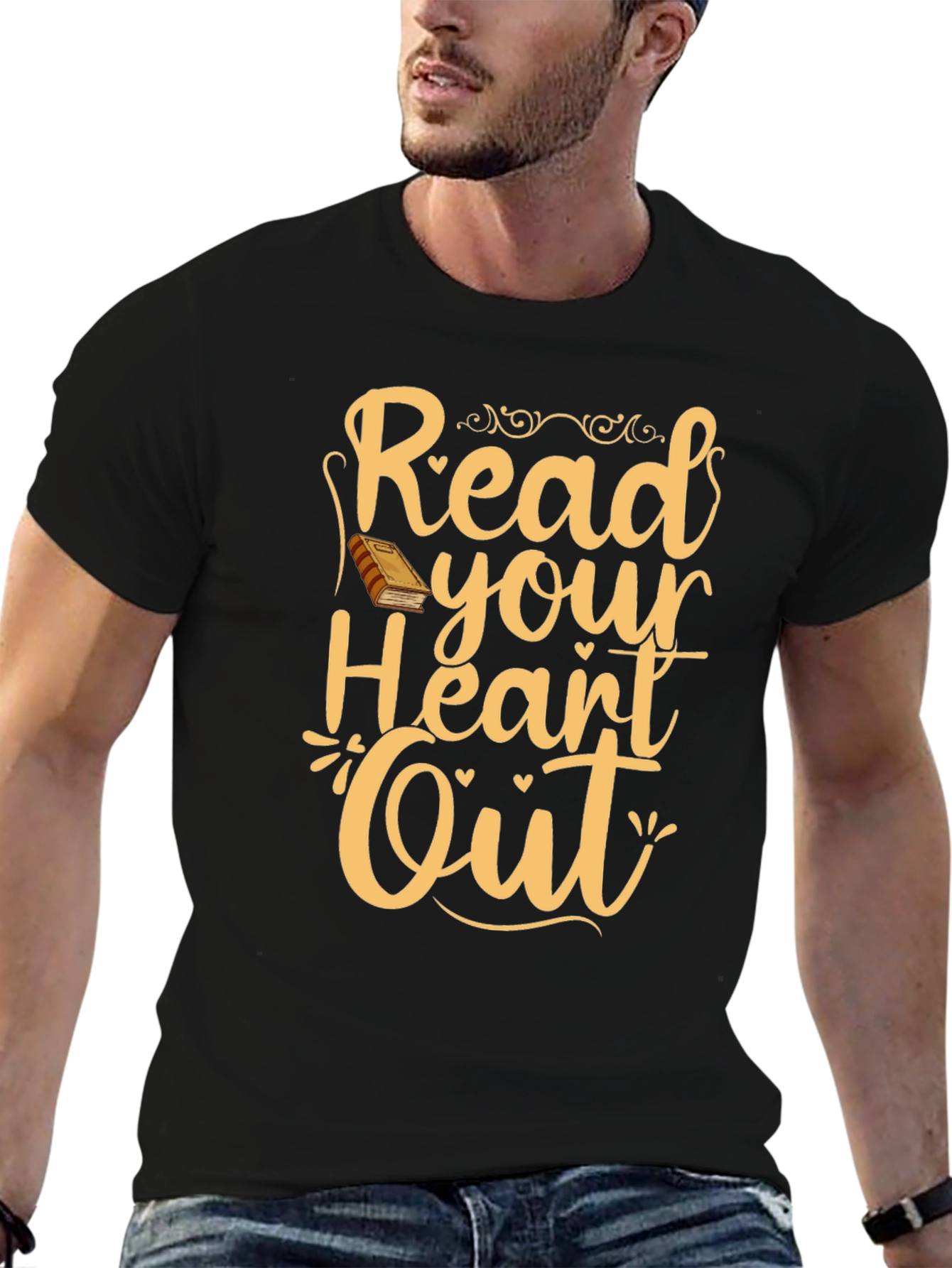 Read Your Heart Out T-Shirt - Book Lover Tee