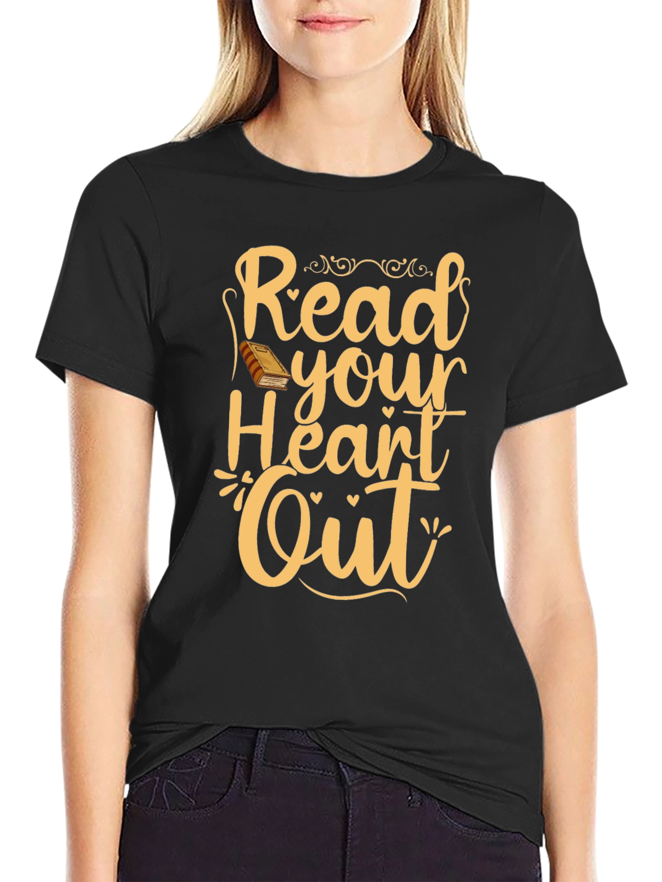 Read Your Heart Out T-Shirt - Book Lover Tee