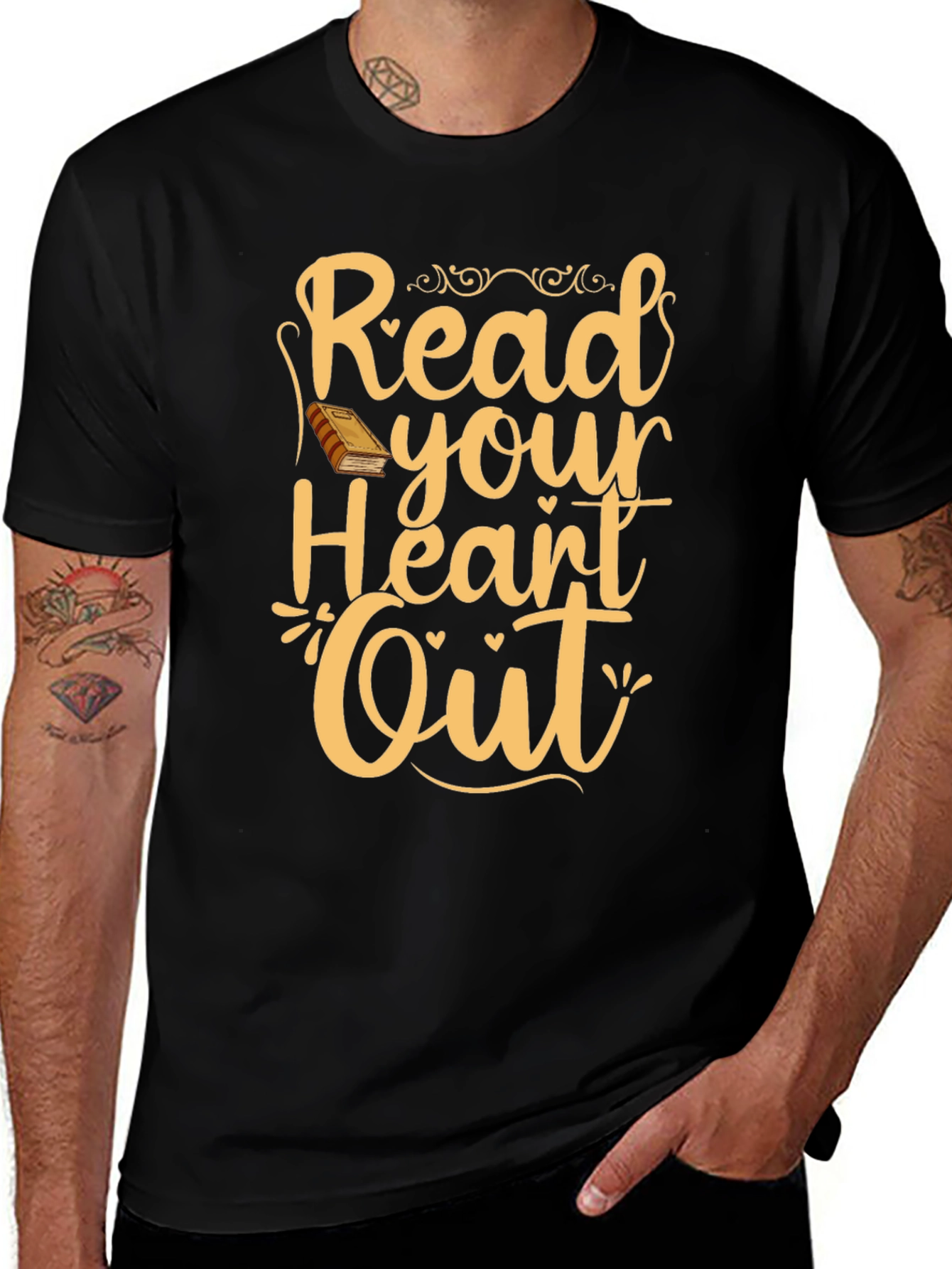 Read Your Heart Out T-Shirt - Book Lover Tee