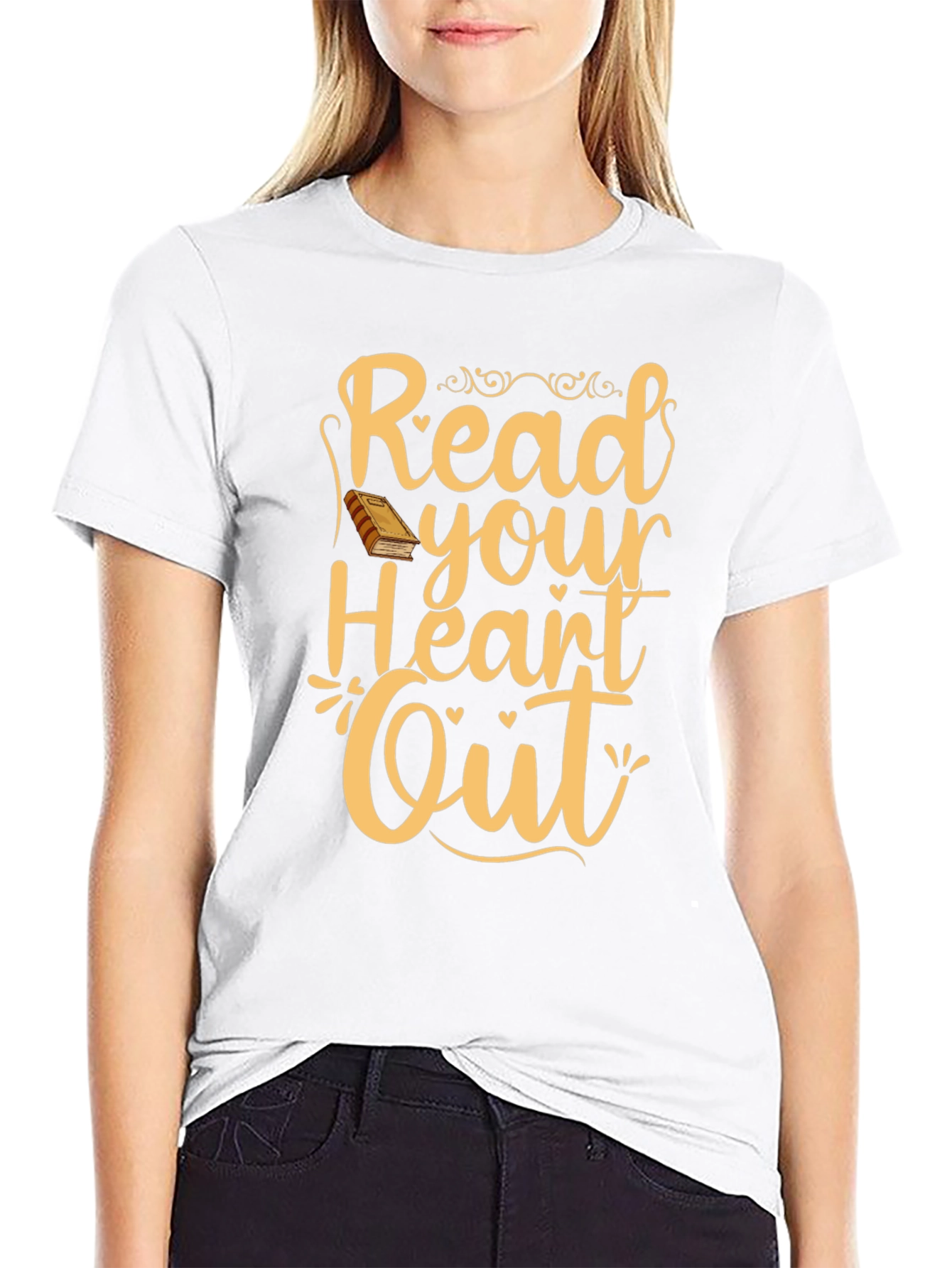 Read Your Heart Out T-Shirt - Book Lover Tee