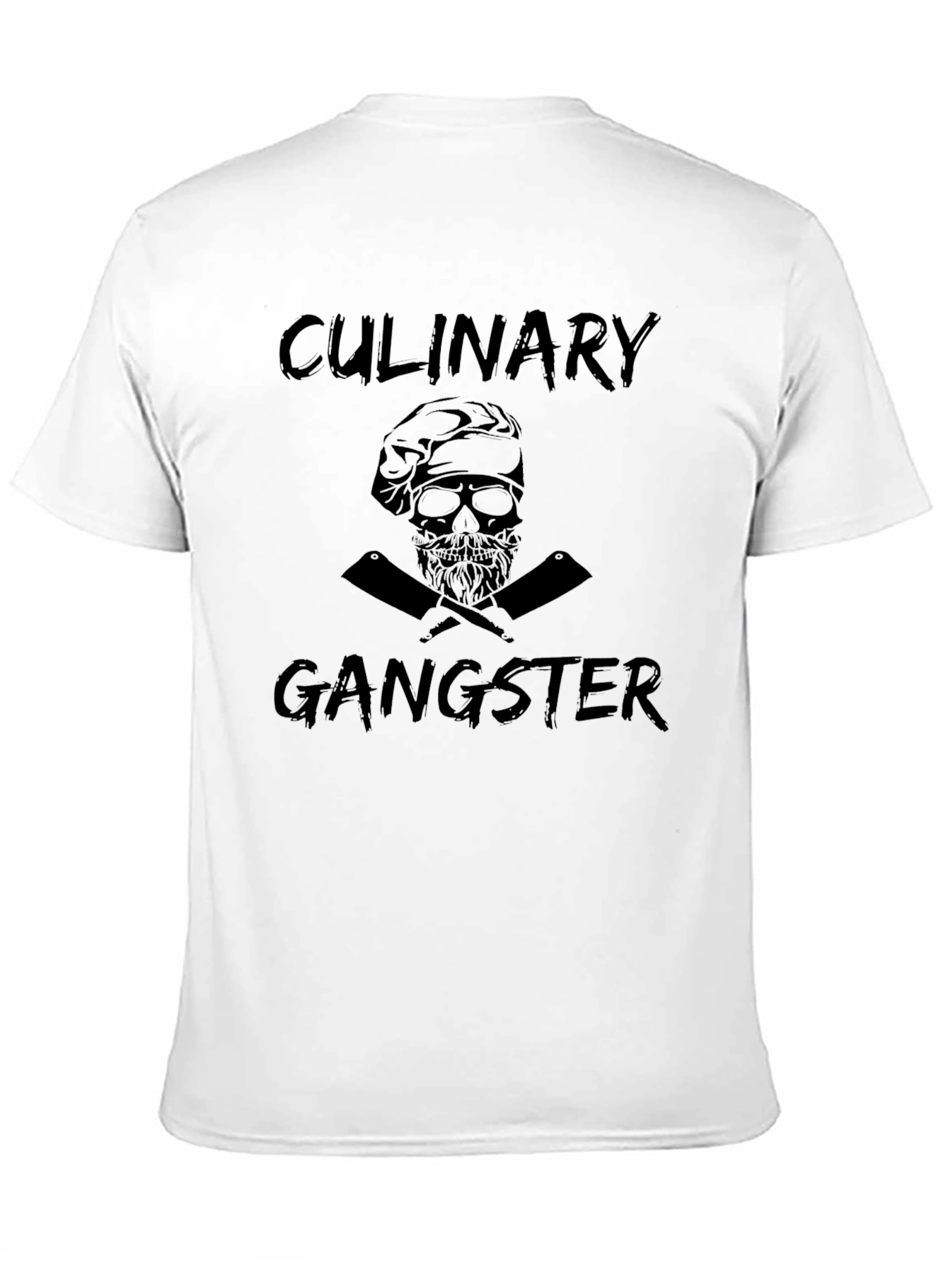 Culinary Gangster T-Shirt - Chef Skull Graphic Tee