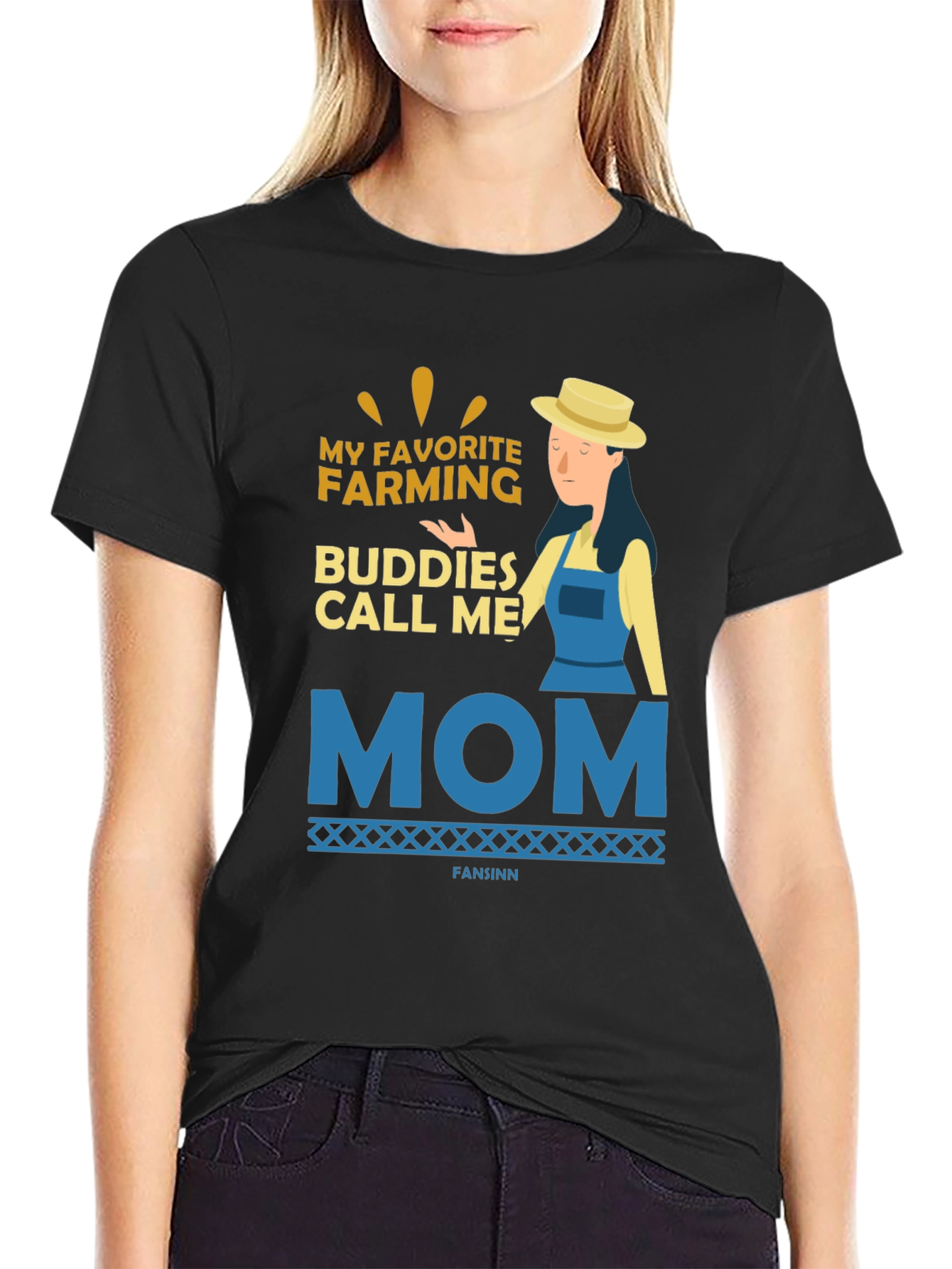 Farming Mom T-Shirt - My Favorite Farming Buddies