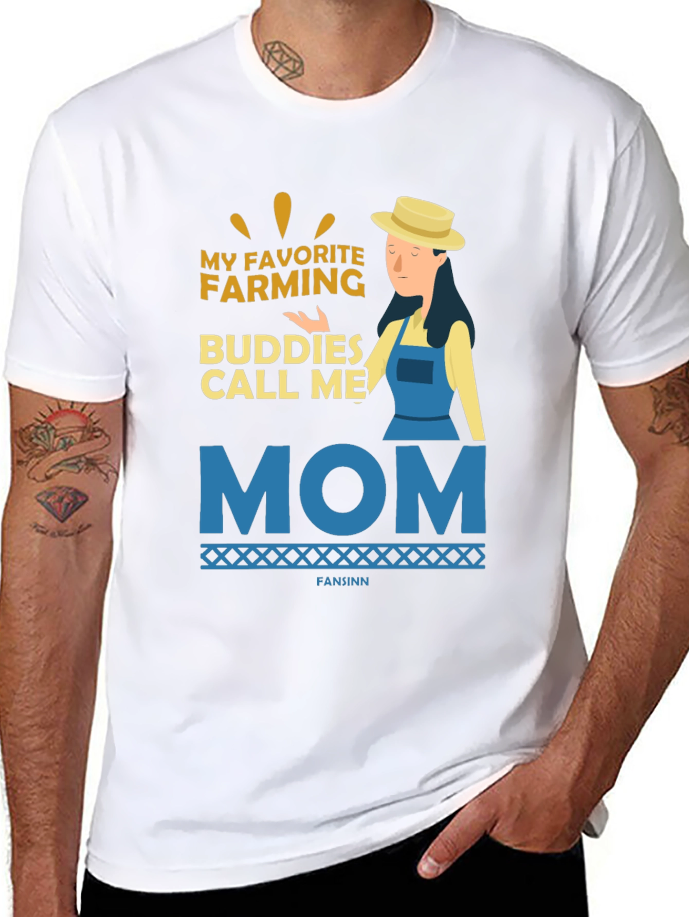 Farming Mom T-Shirt - My Favorite Farming Buddies