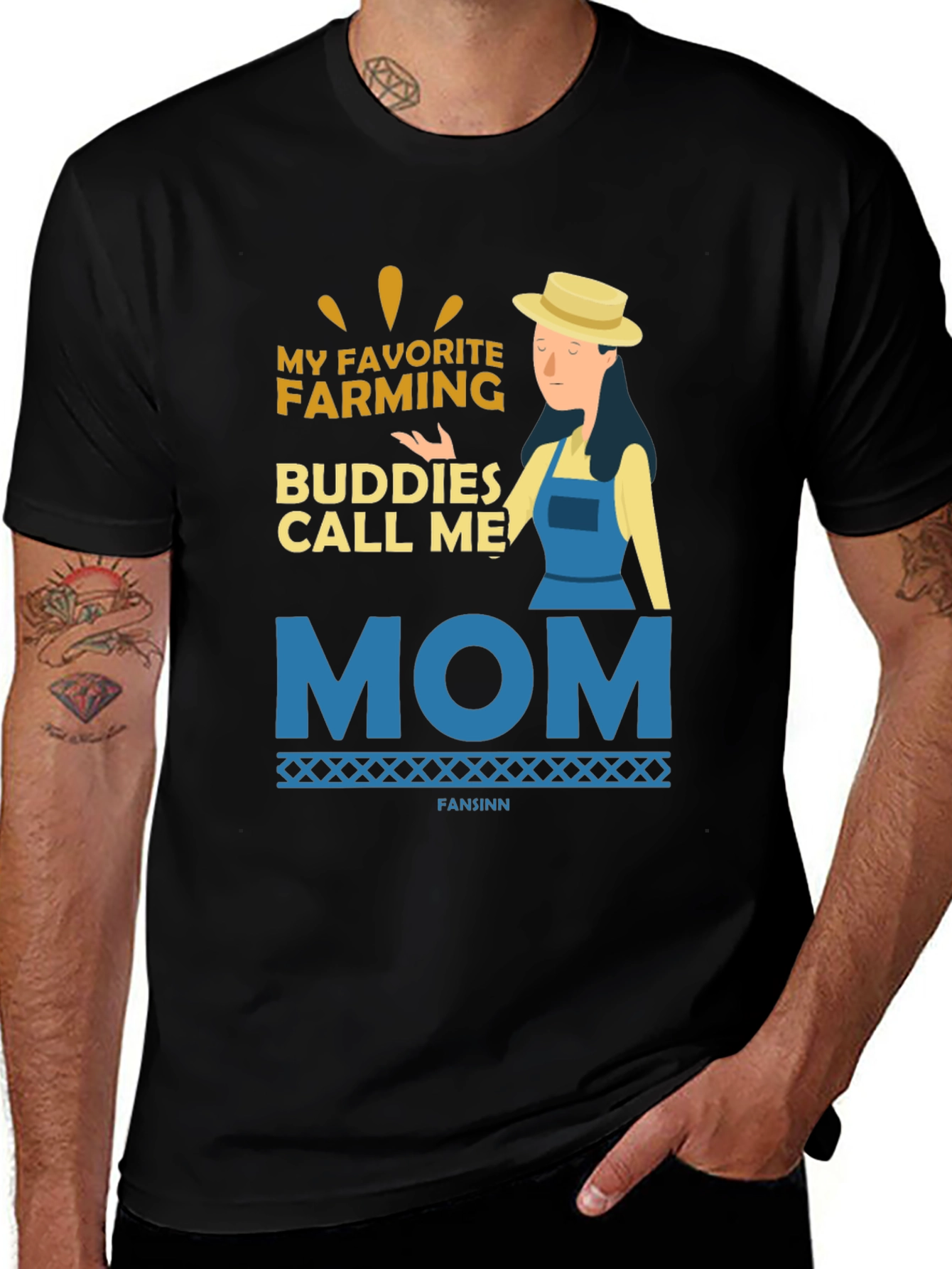 Farming Mom T-Shirt - My Favorite Farming Buddies
