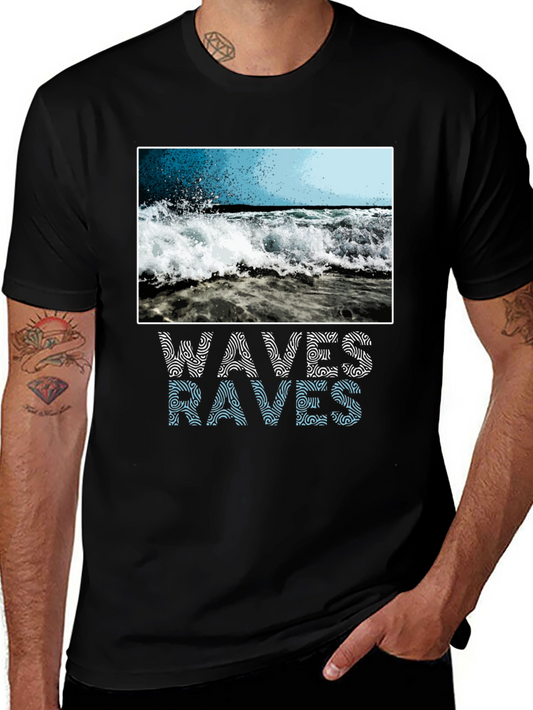 Waves Graphic T-Shirt - Ocean Lover