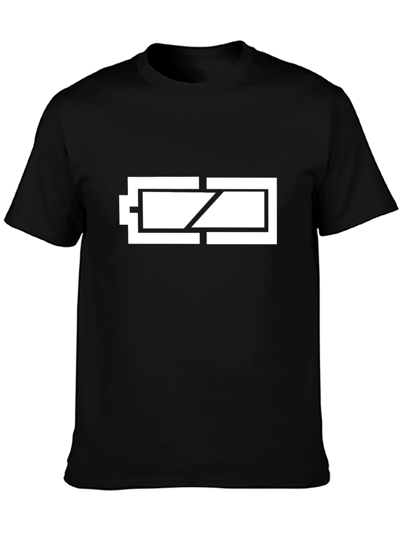 Low Battery Graphic Tee - Black