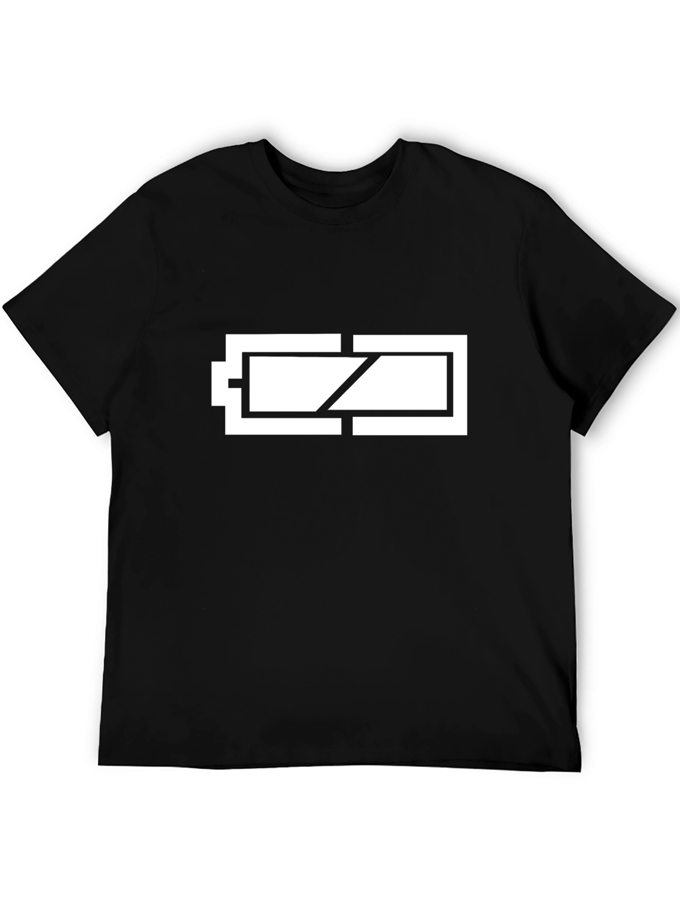 Low Battery Graphic Tee - Black