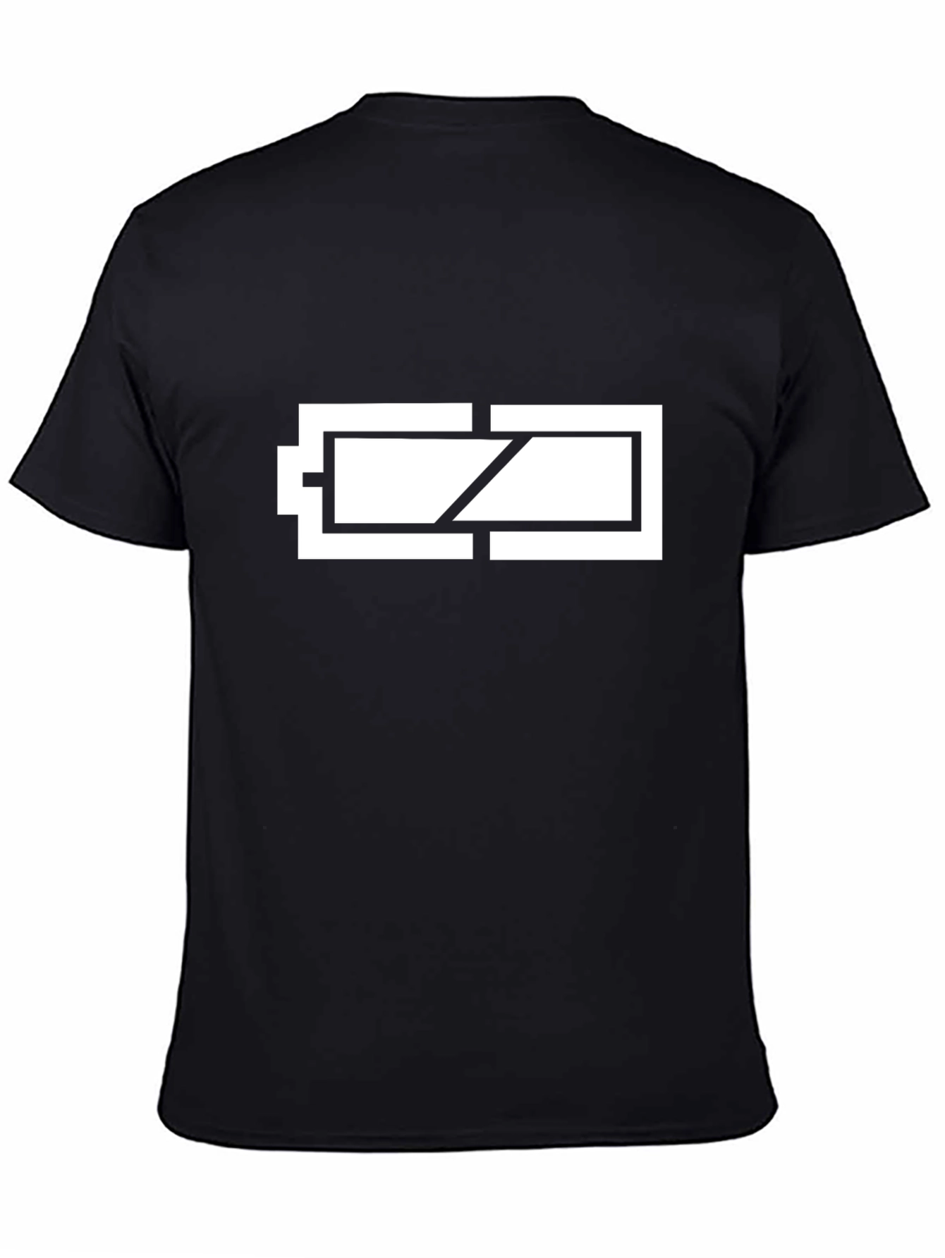 Low Battery Graphic Tee - Black