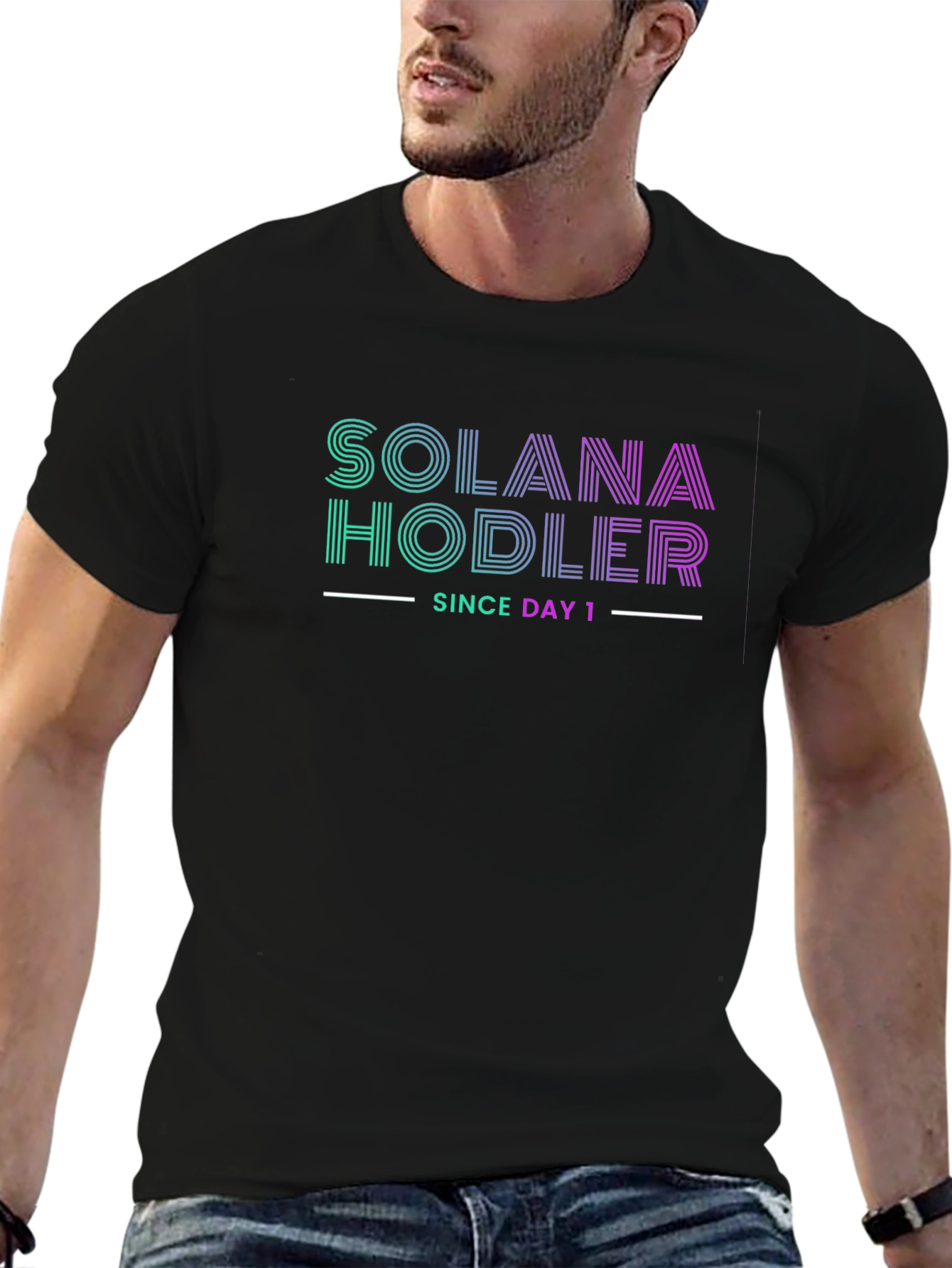 Solana Hodler T-Shirt - Crypto Fan Apparel