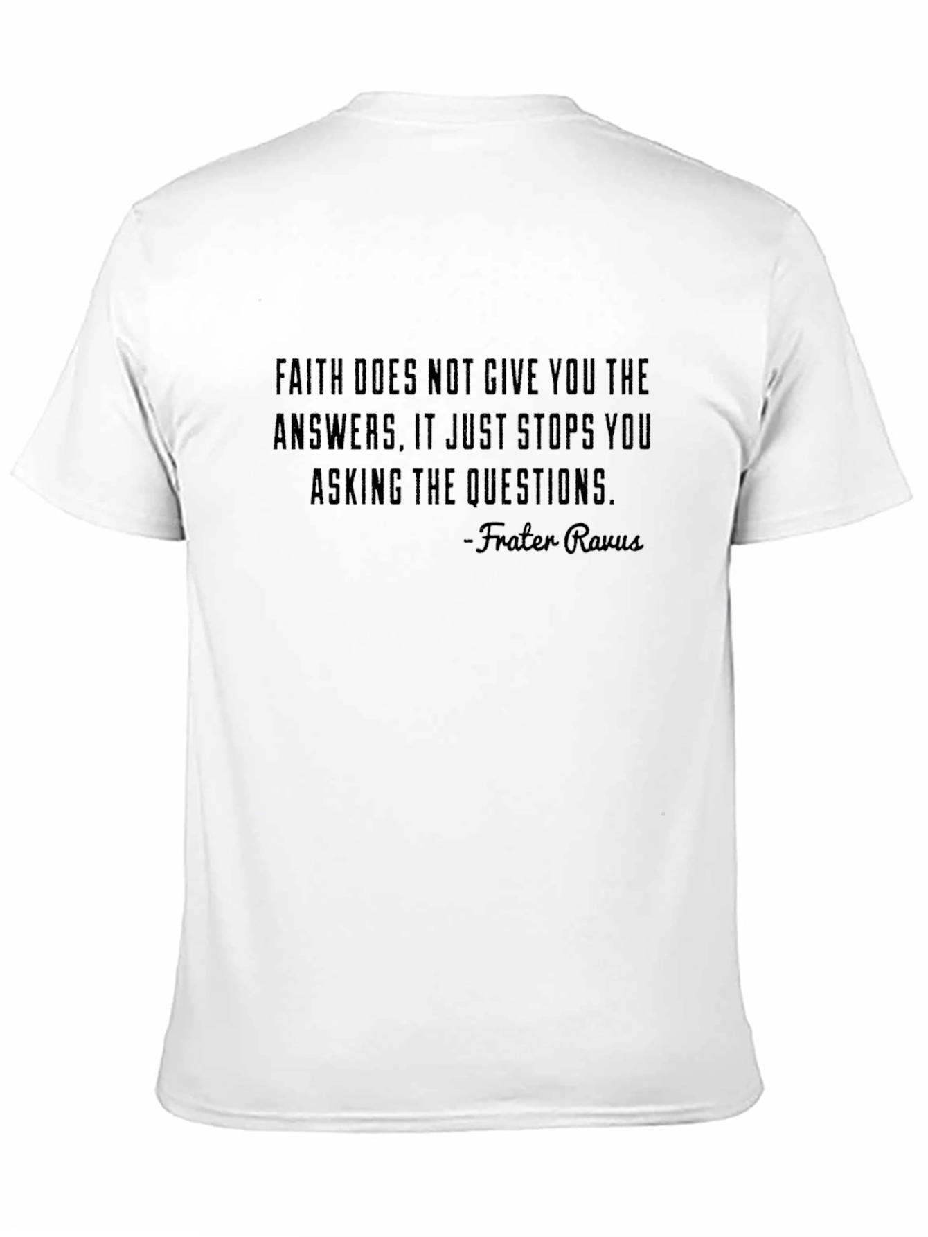 Faith Quote Tee - Mens Graphic T-Shirt