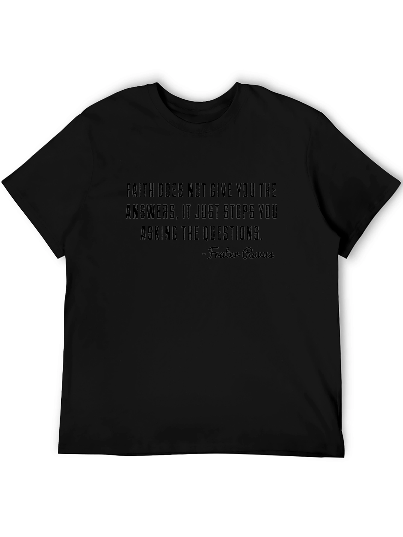 Faith Quote Tee - Mens Graphic T-Shirt