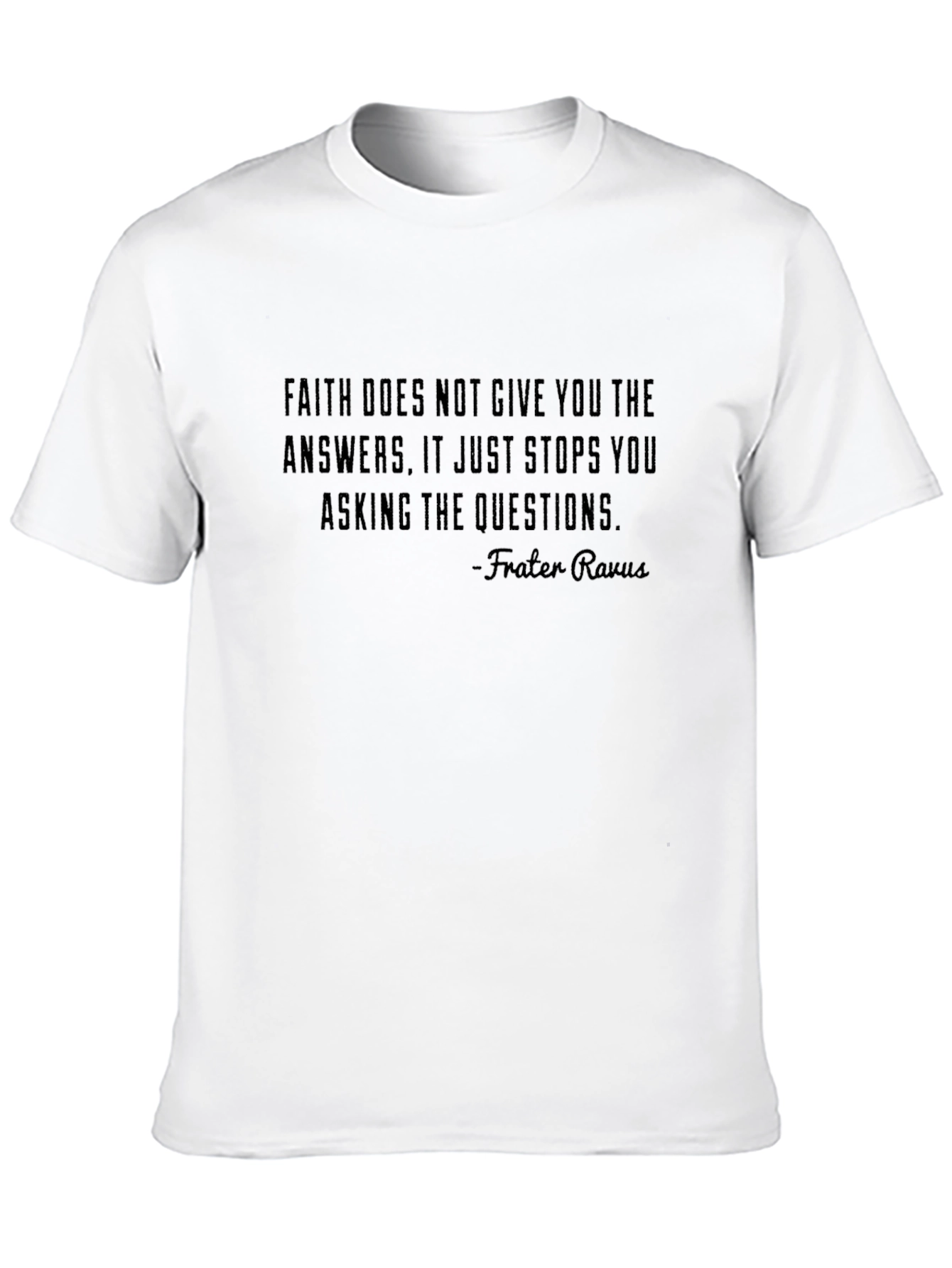 Faith Quote Tee - Mens Graphic T-Shirt