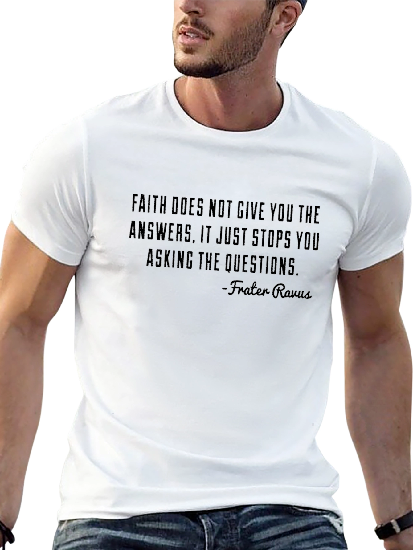 Faith Quote Tee - Mens Graphic T-Shirt