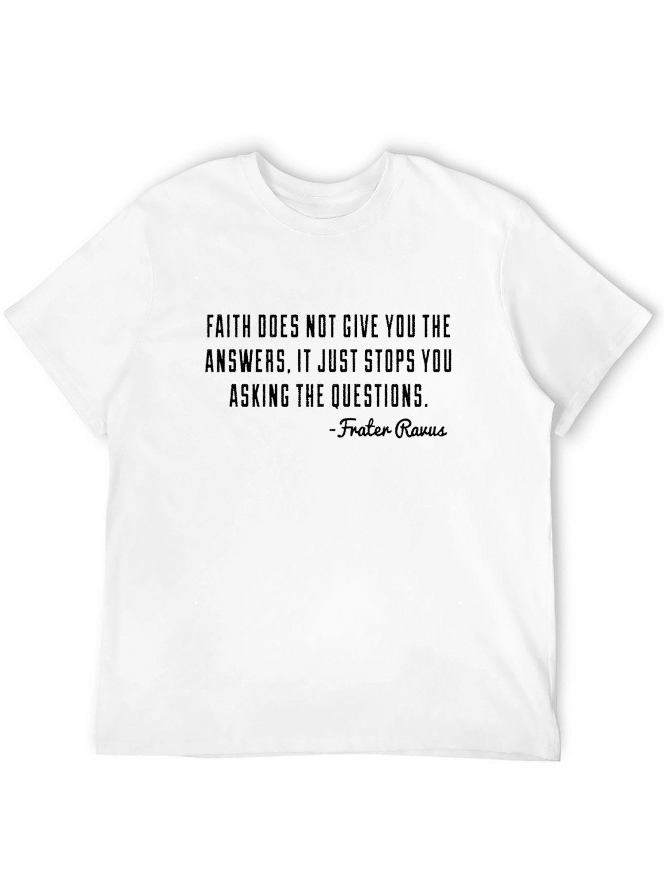 Faith Quote Tee - Mens Graphic T-Shirt