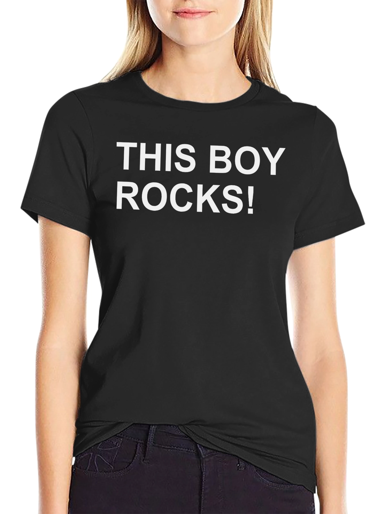 This Boy Rocks! Graphic Tee - Cool Casual Shirt