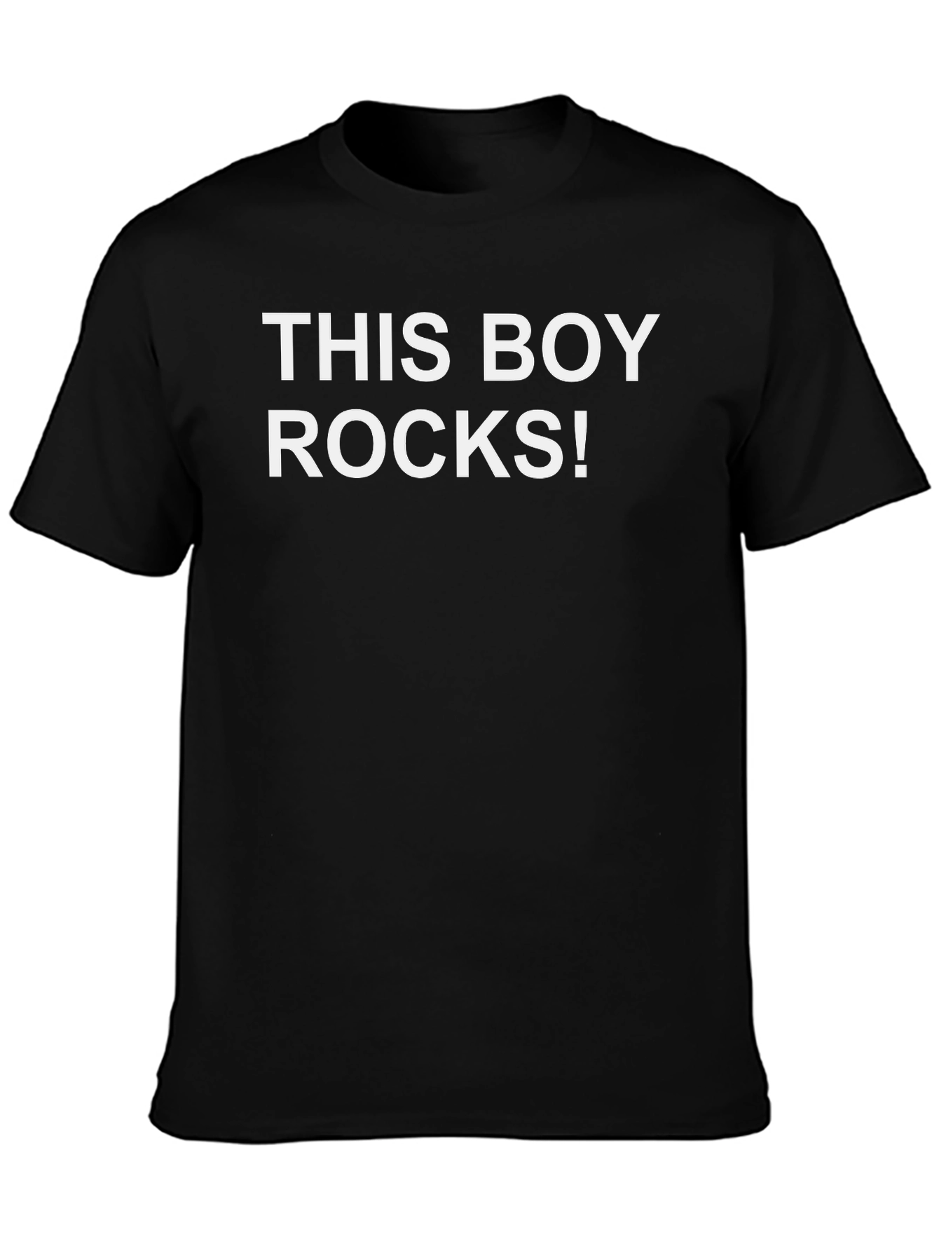 This Boy Rocks! Graphic Tee - Cool Casual Shirt