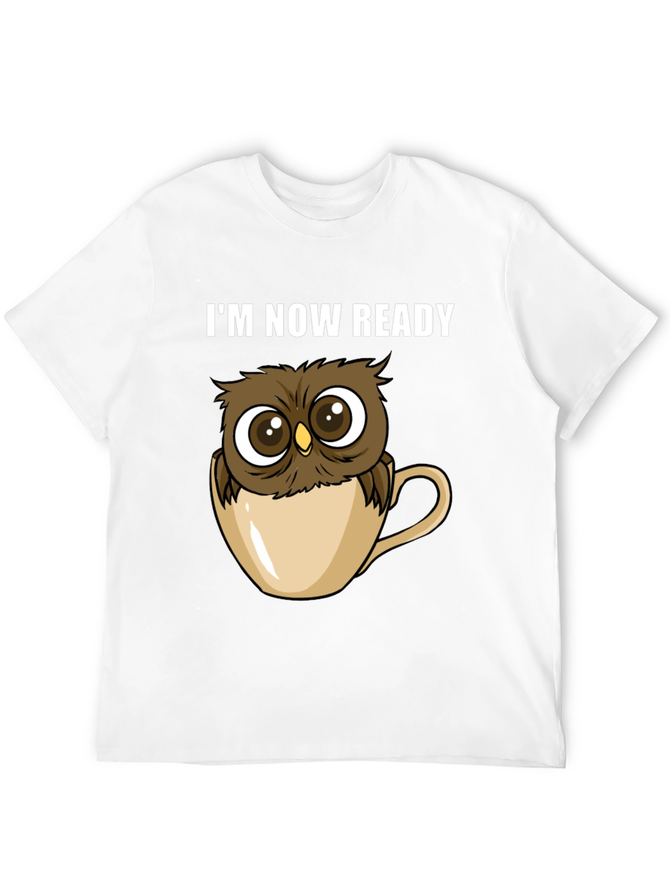 Owl Ready T-Shirt - Cute Cartoon Tee