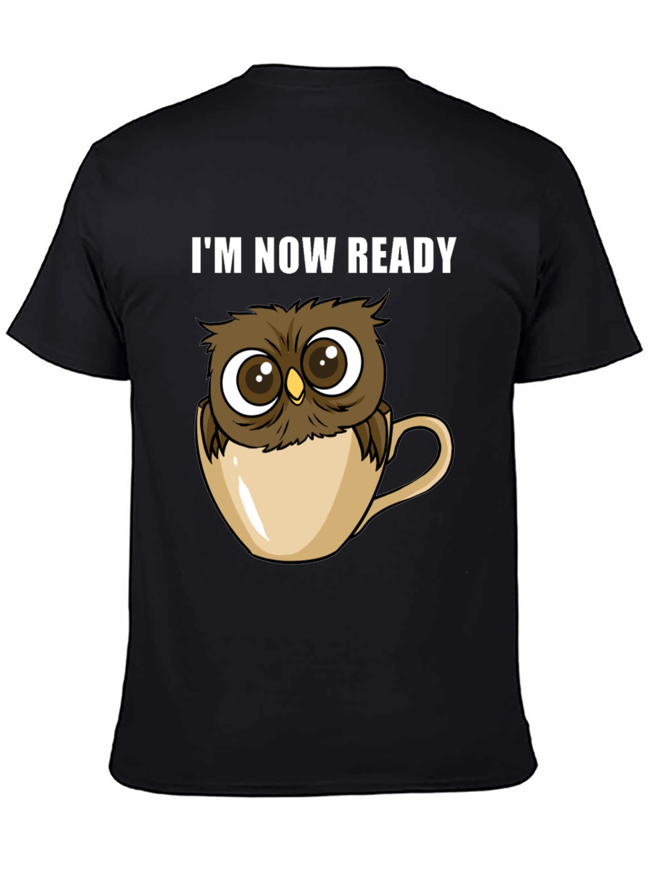 Owl Ready T-Shirt - Cute Cartoon Tee