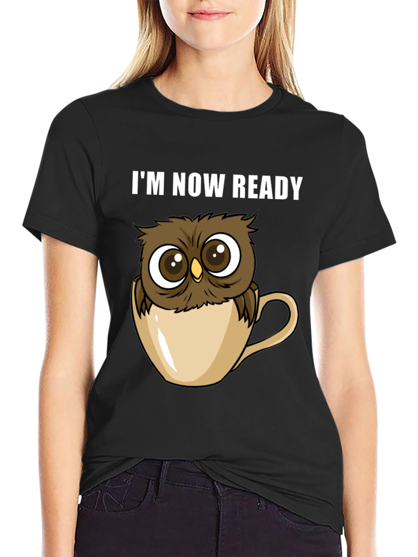 Owl Ready T-Shirt - Cute Cartoon Tee