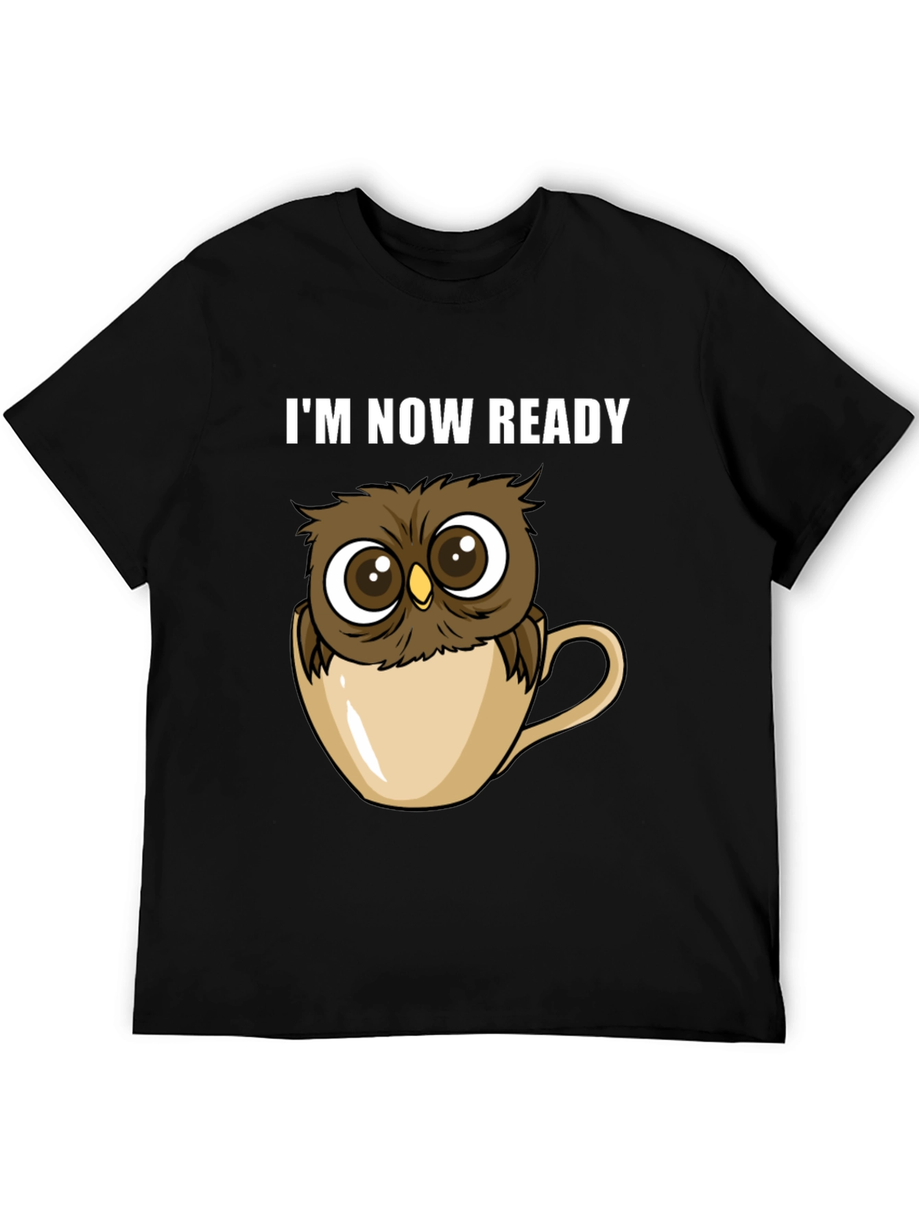 Owl Ready T-Shirt - Cute Cartoon Tee
