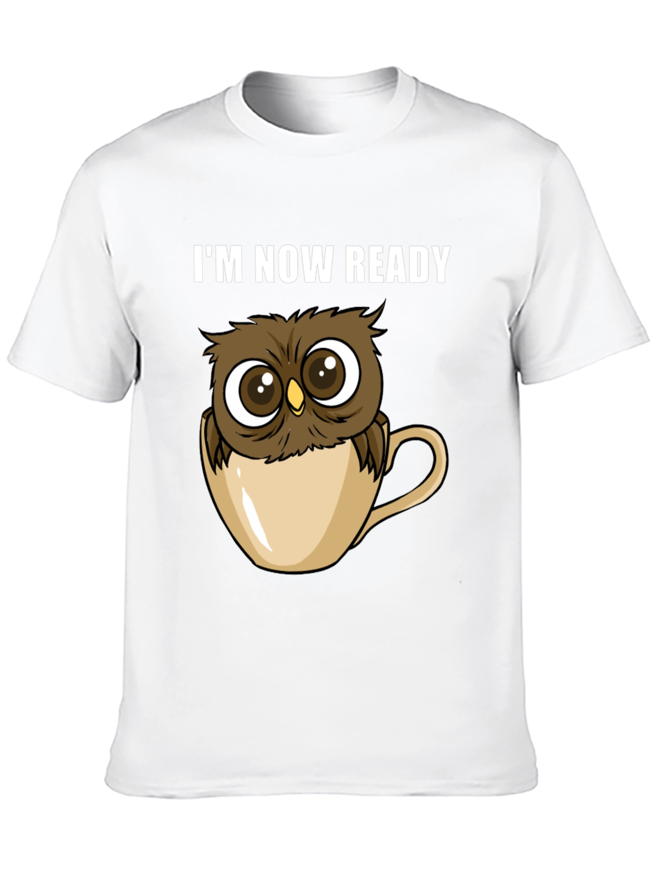 Owl Ready T-Shirt - Cute Cartoon Tee