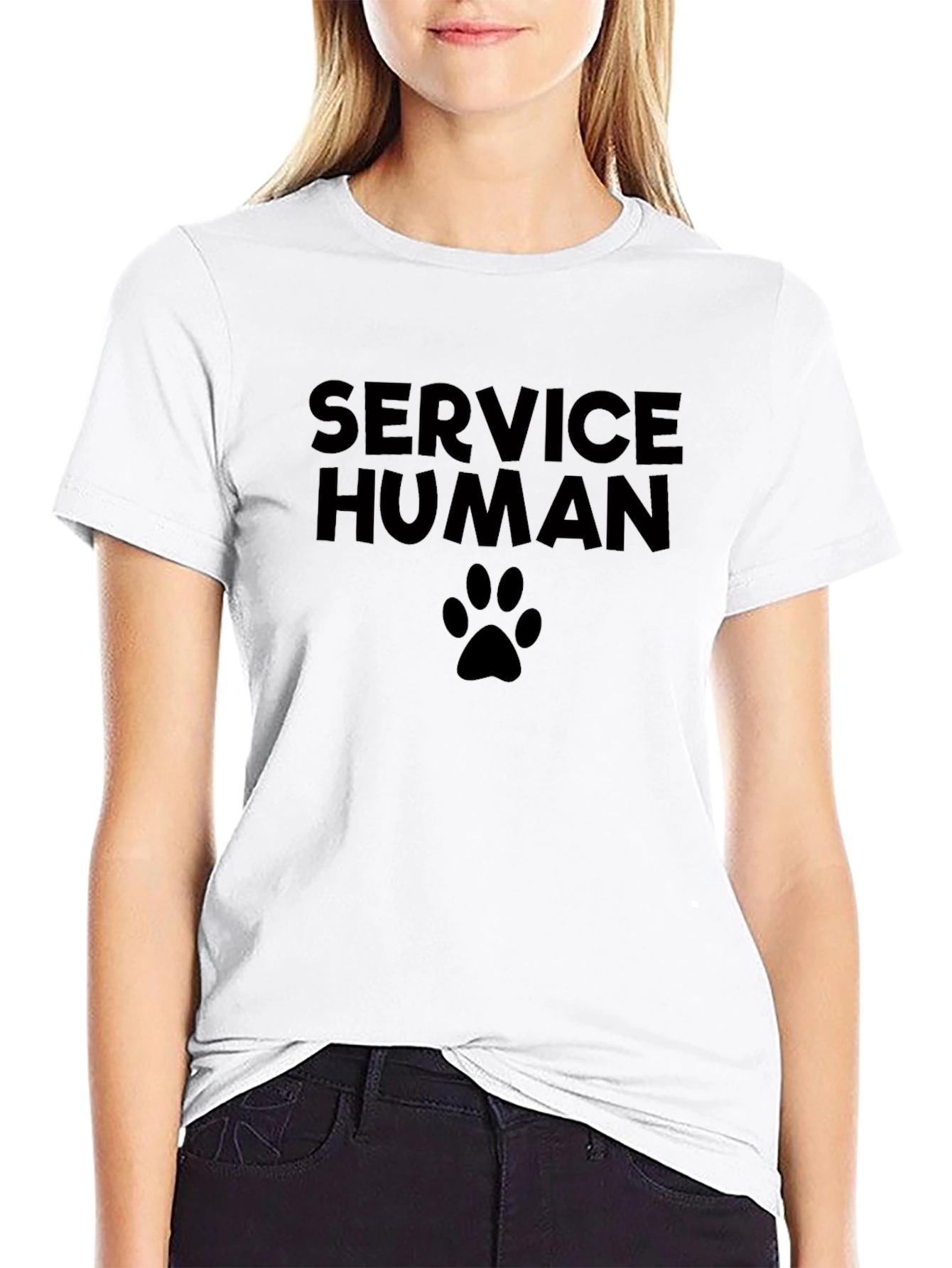 Service Human Graphic Tee - Dog Lover Shirt