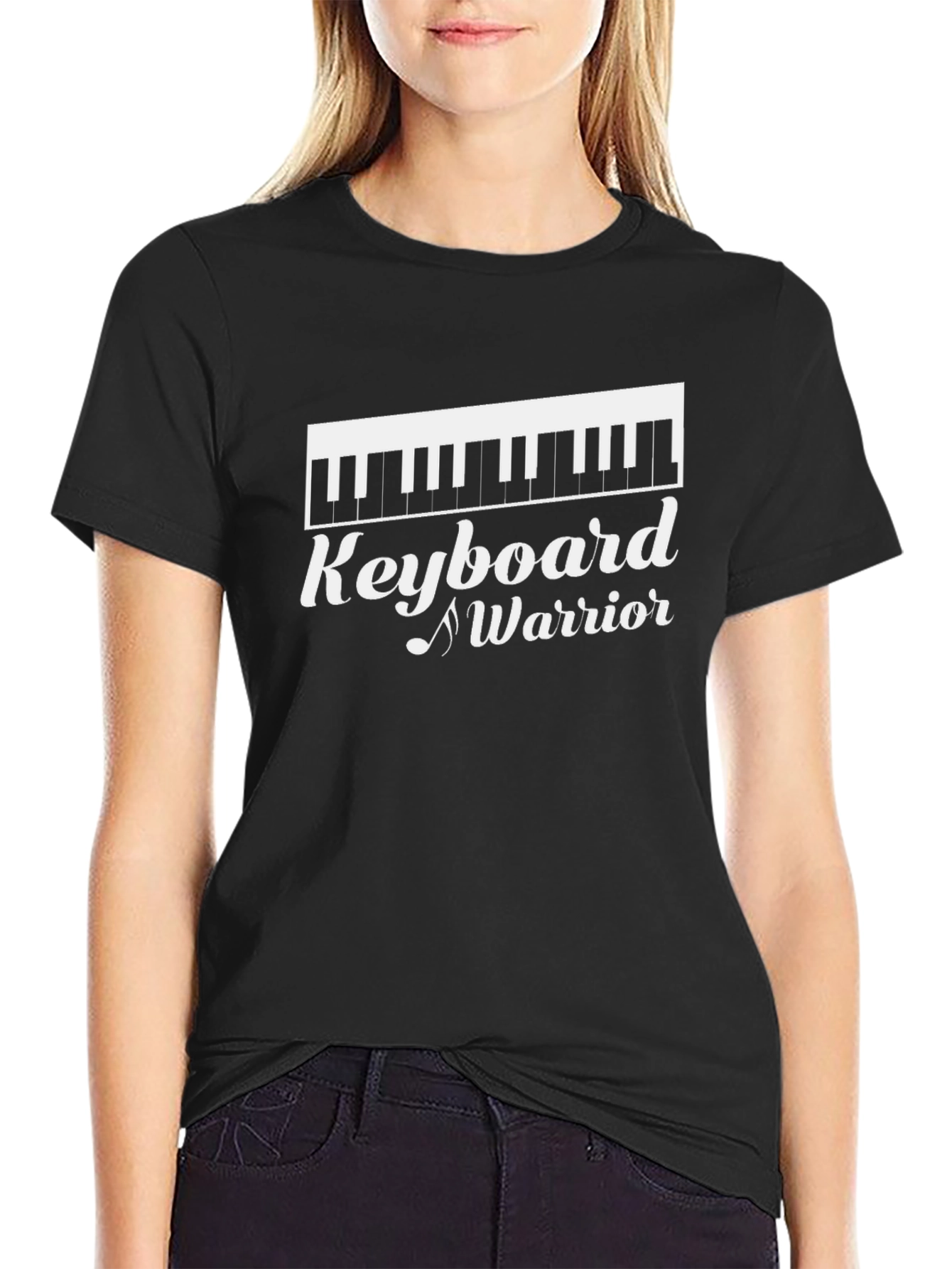 Keyboard Warrior T-Shirt - Music Lover Tee