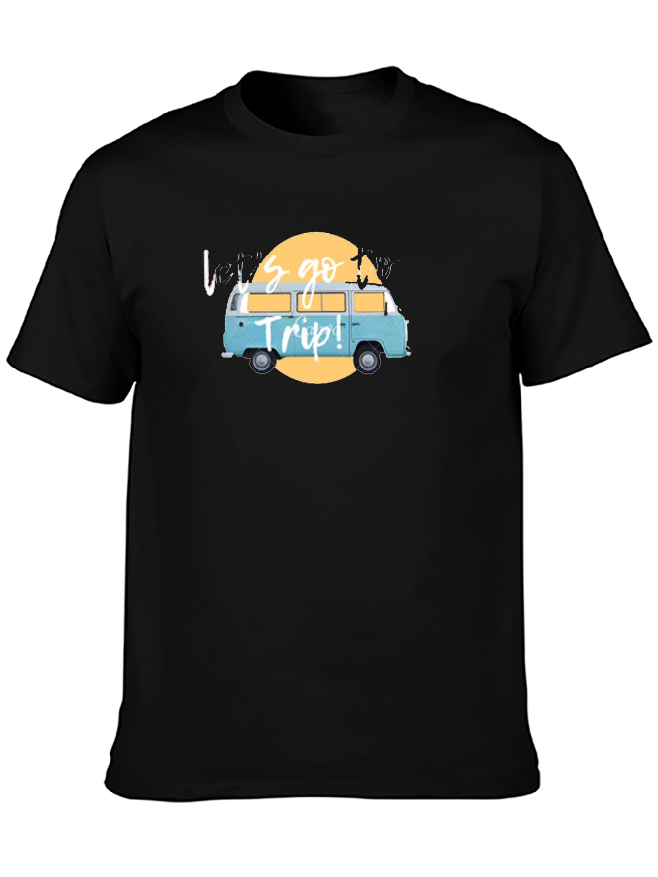 Lets Go Trip! Graphic T-Shirt - Black