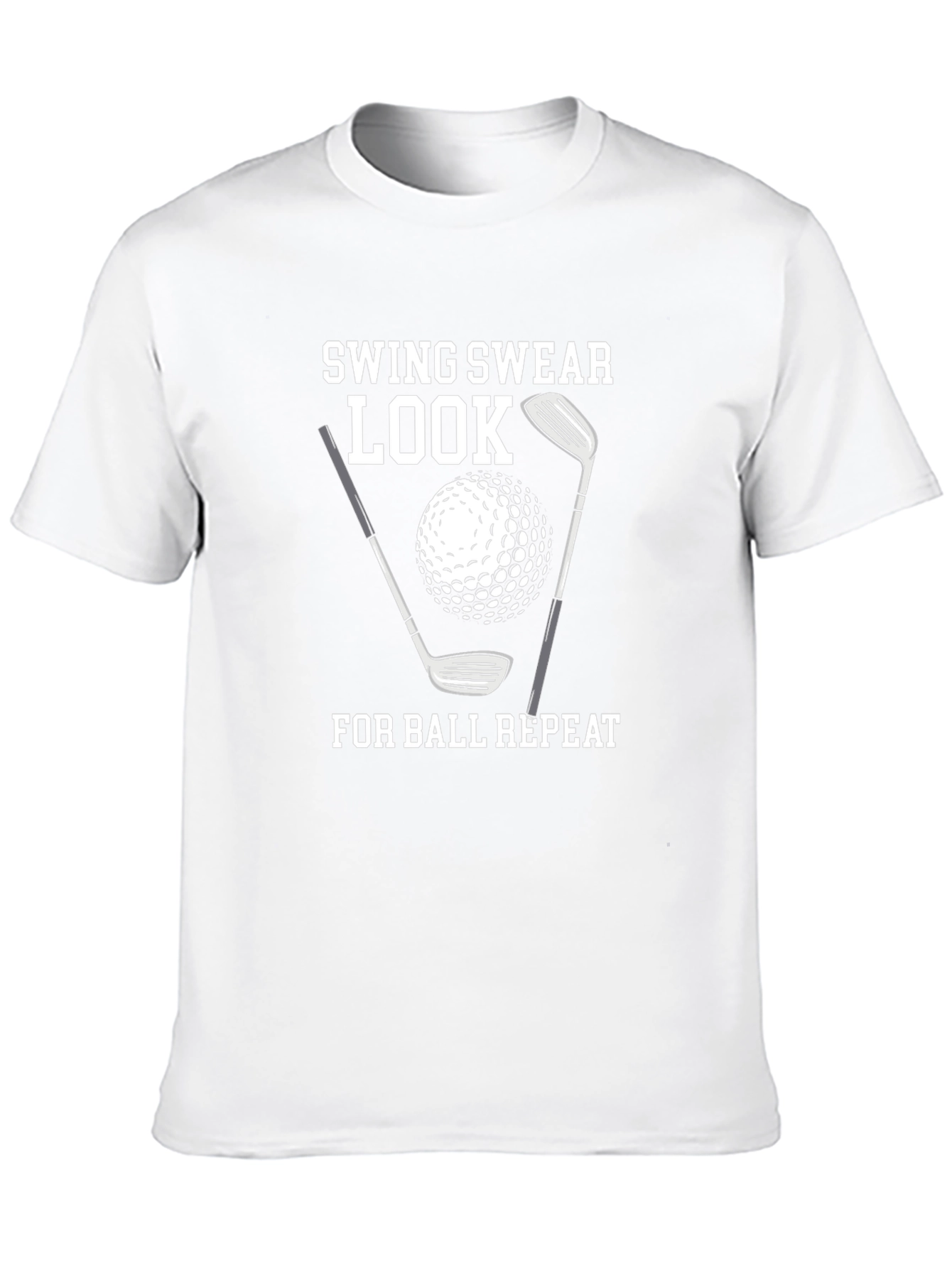 Swing Swear Look T-Shirt Golf Tee