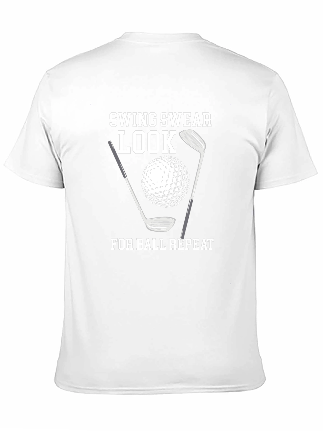 Swing Swear Look T-Shirt Golf Tee