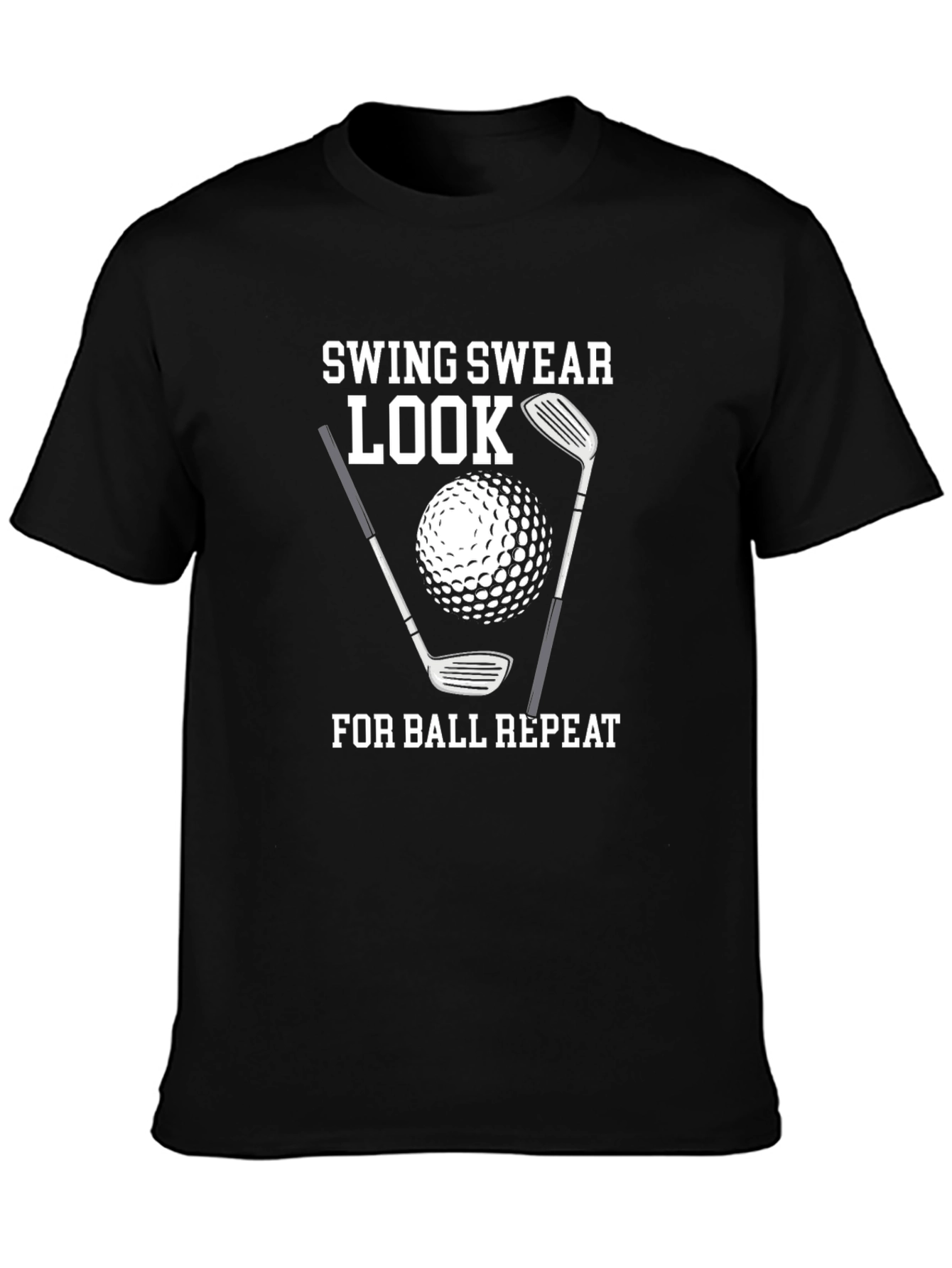 Swing Swear Look T-Shirt Golf Tee