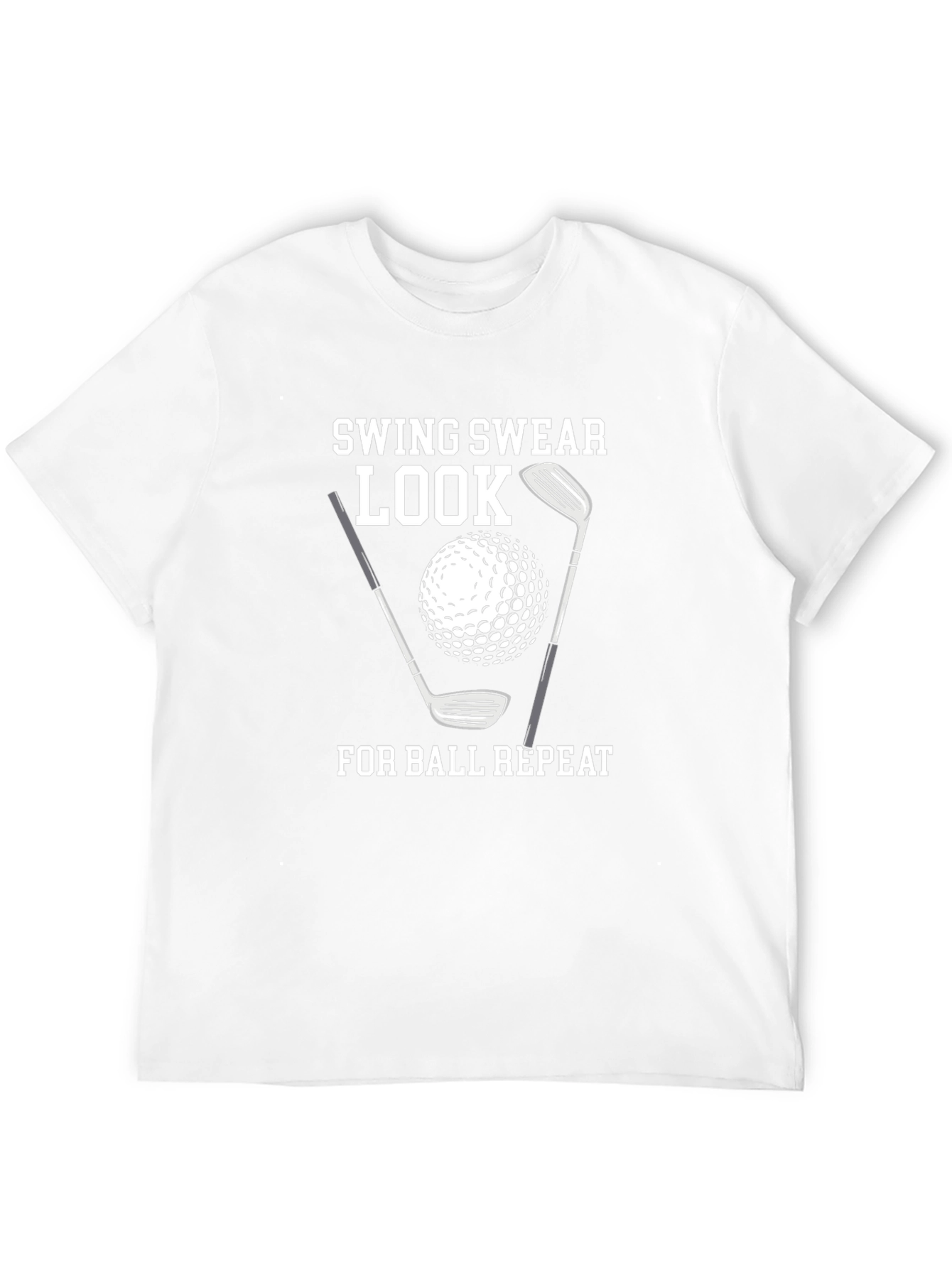 Swing Swear Look T-Shirt Golf Tee