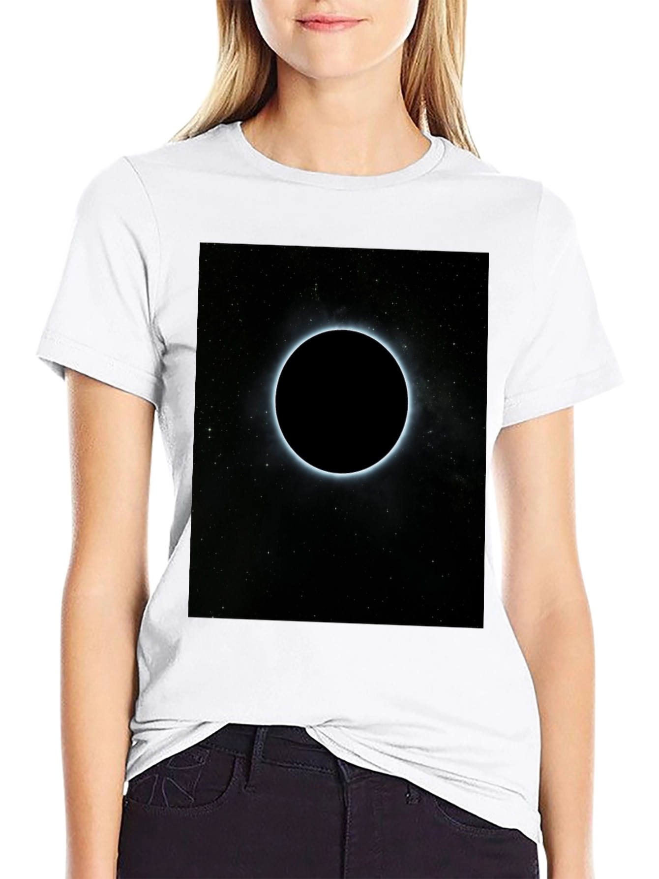 Total Solar Eclipse Graphic Black T-Shirt