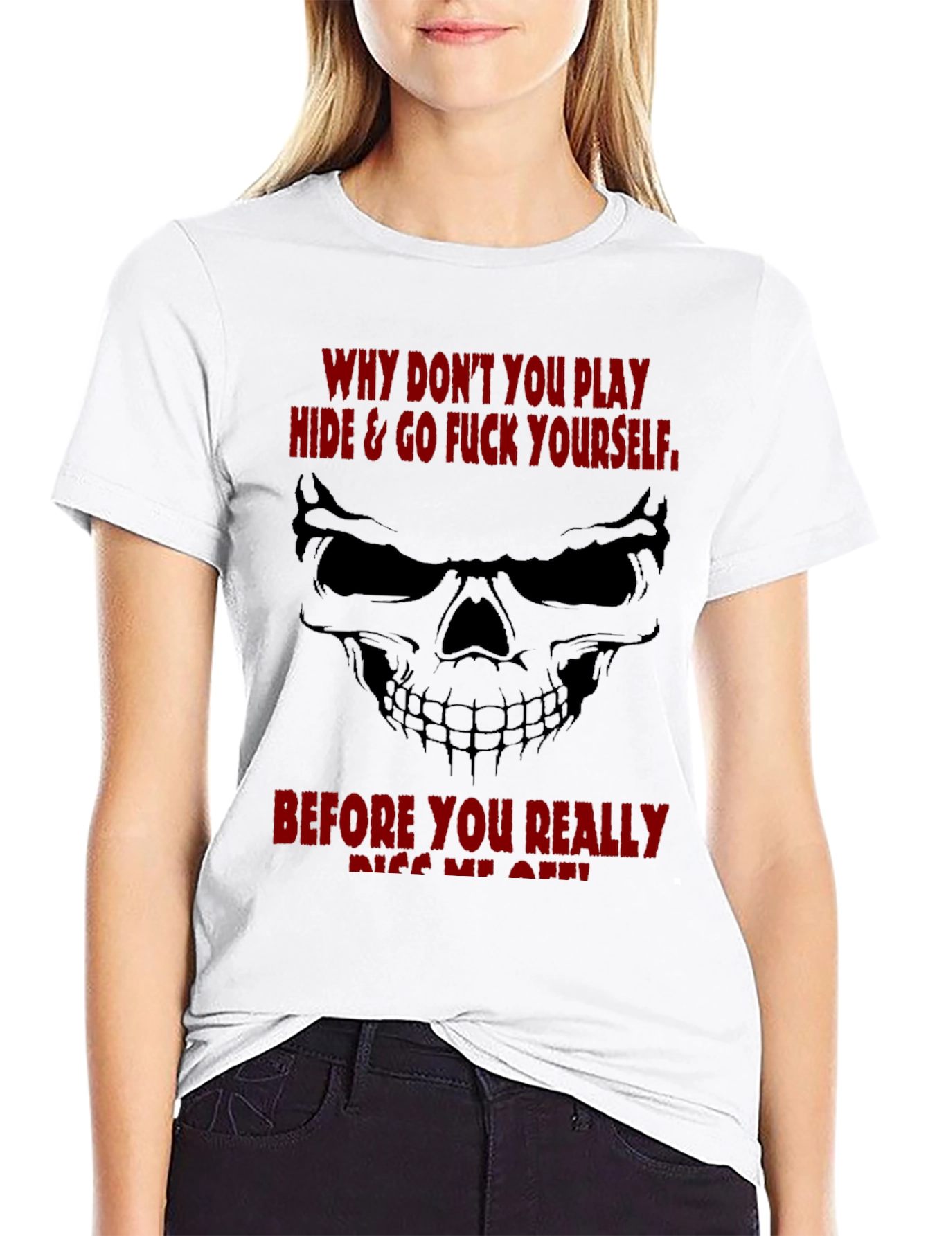 Edgy Skull Graphic T-Shirt