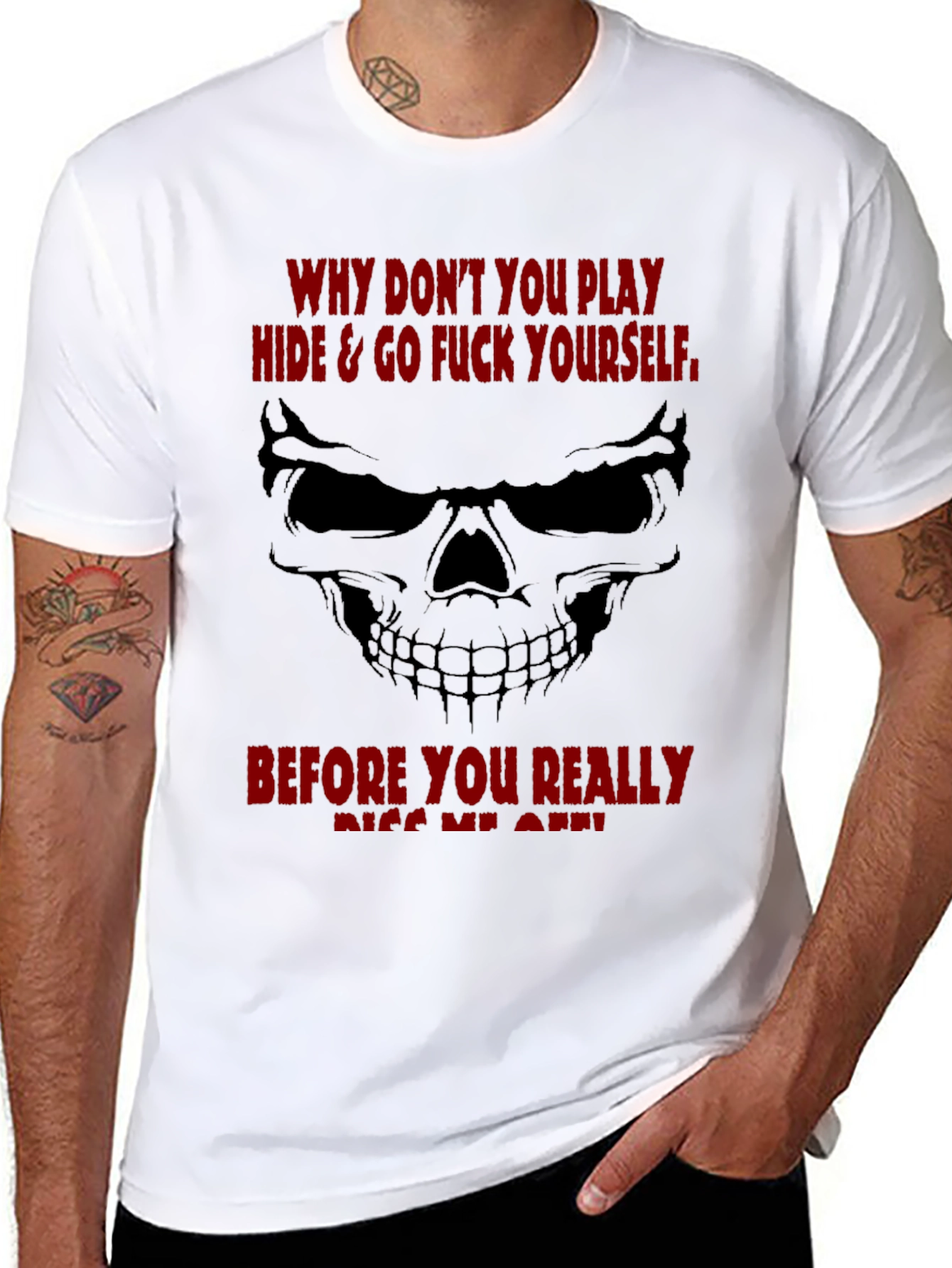 Edgy Skull Graphic T-Shirt