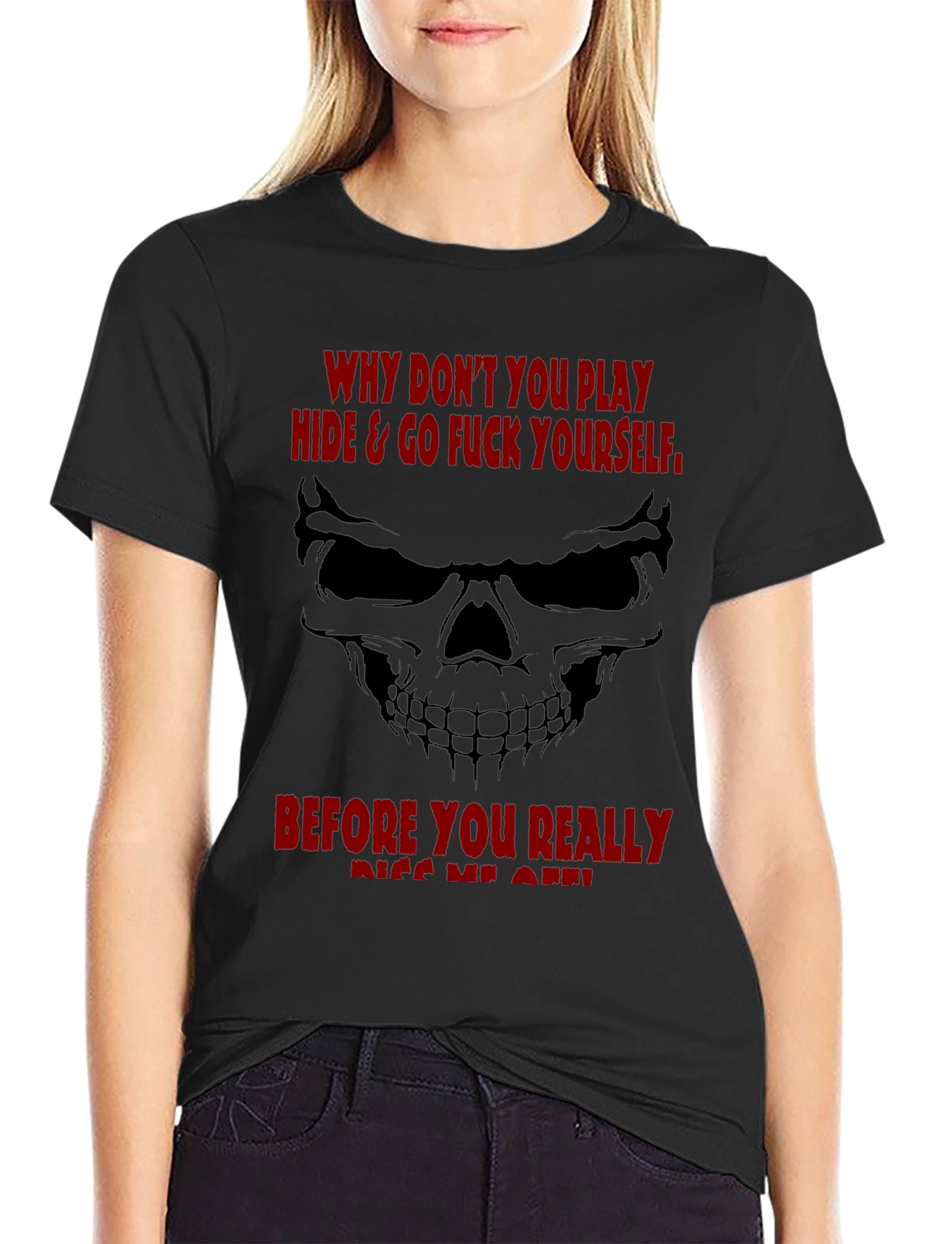 Edgy Skull Graphic T-Shirt